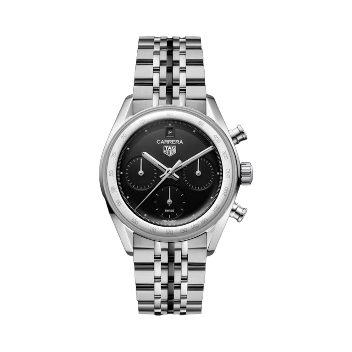 CBS221B-BA0045 TAG Heuer x Fragment Carrera Chronograph Limited Edition Automatic 39mm Steel Black