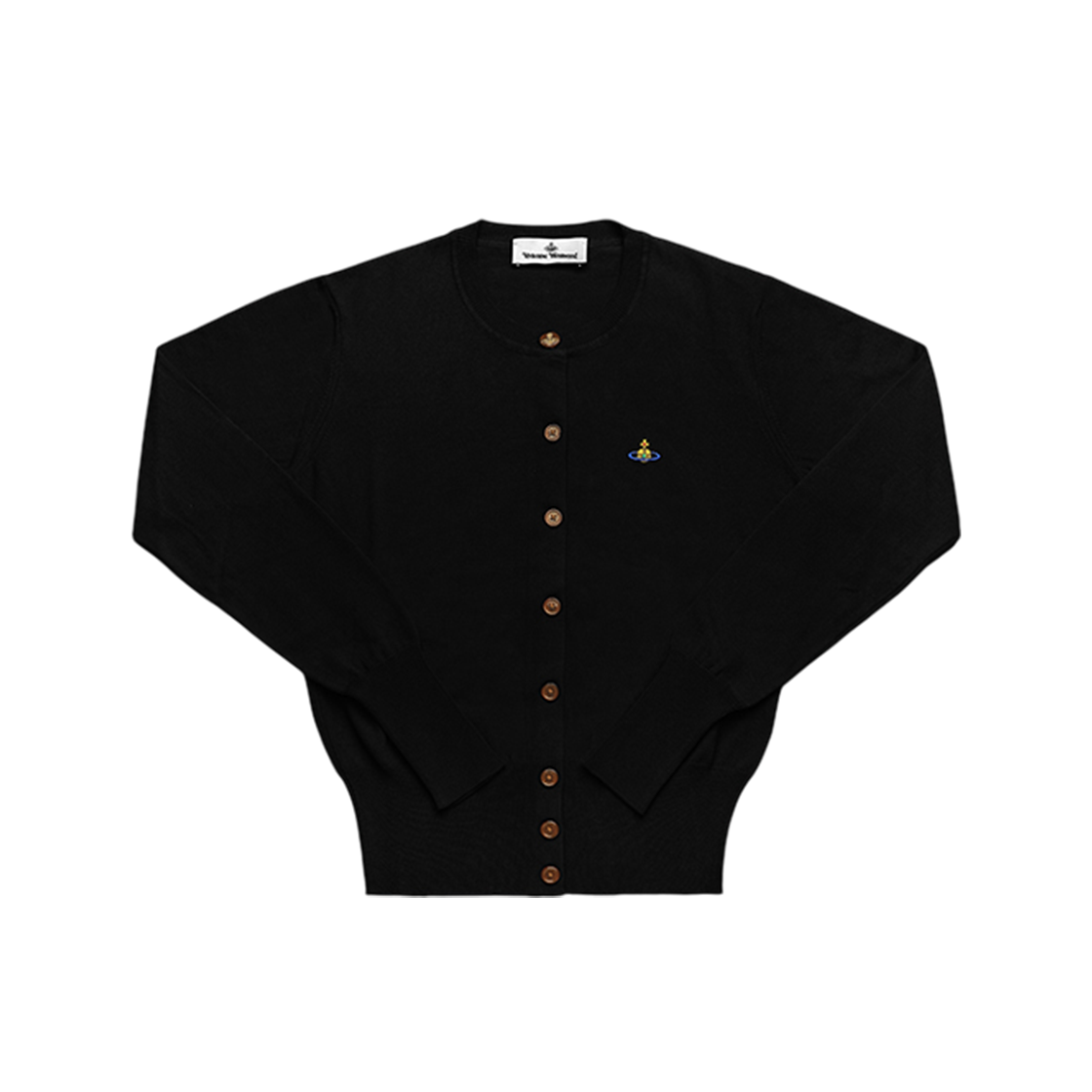1803002P Y001V N401 [13% 쿠폰] (W) Vivienne Westwood Bea Crewneck Cardigan Black