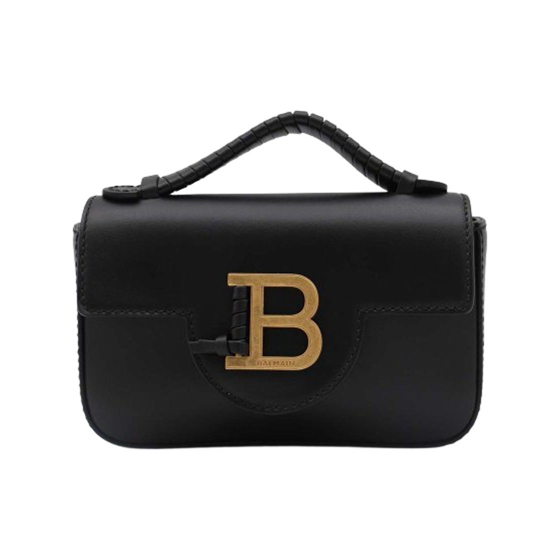 DN1DG811LAVE0PA Balmain B-Buzz Mini Leather Bag Black