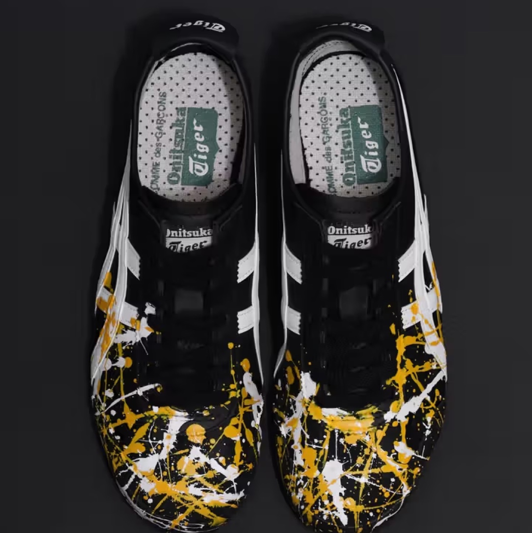 Onitsuka Tiger Mexico 66 Yellow Black 착용 스타일 - 3