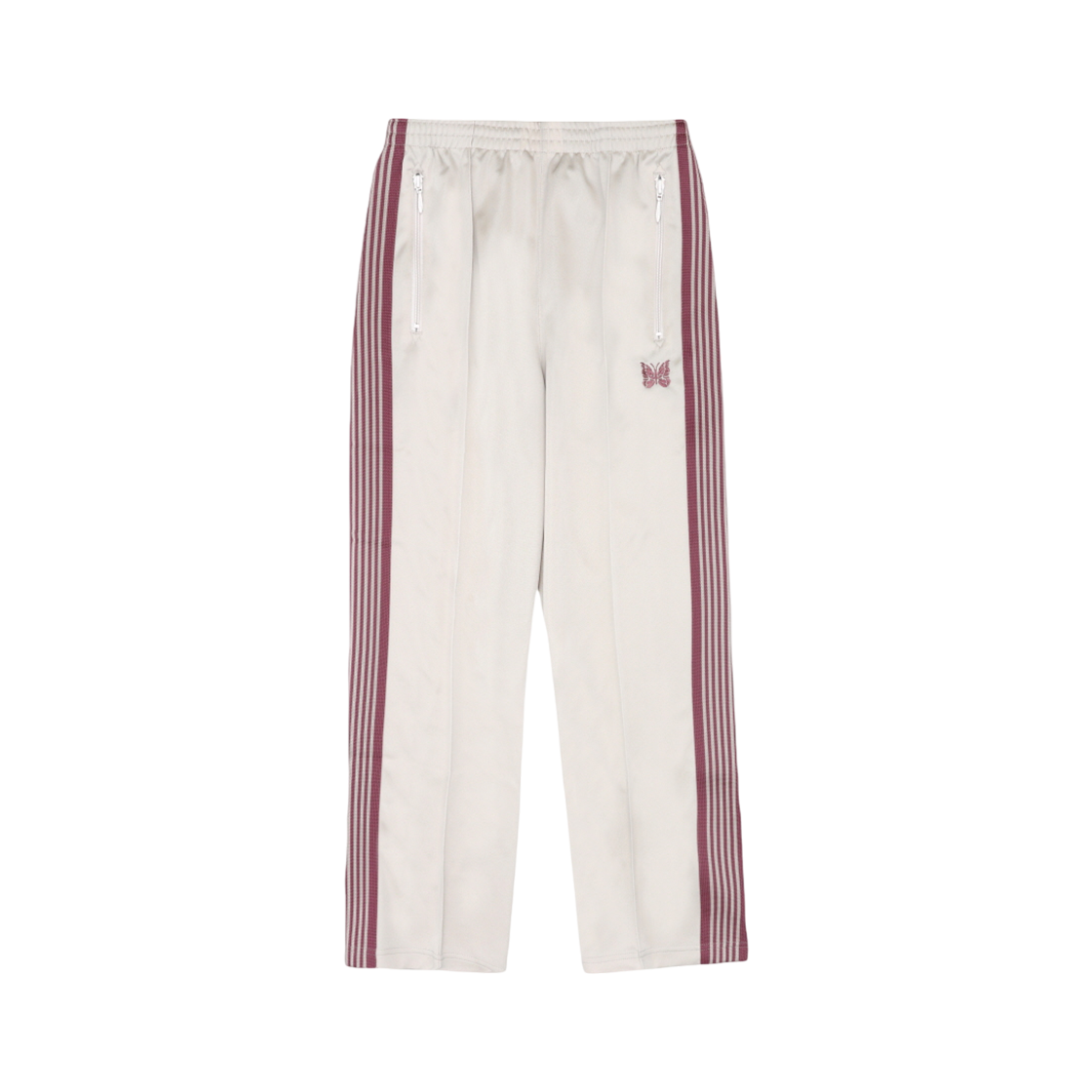 QV307 A-Ivory [13% 쿠폰] Needles Track Pants Poly Smooth Ivory