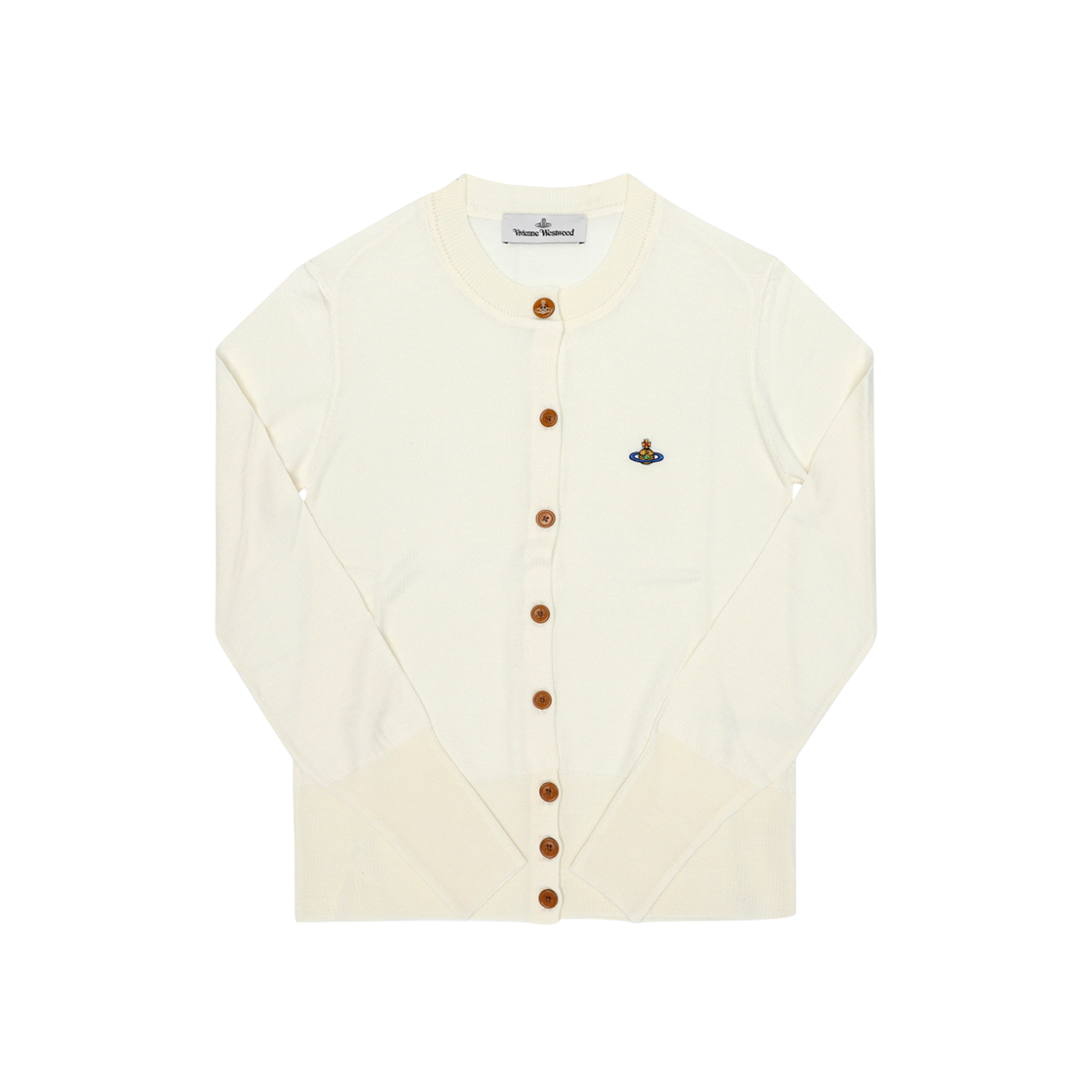 1803002P Y001A A408 [13% 쿠폰] (W) Vivienne Westwood Bea Wool Silk Cardigan Cream