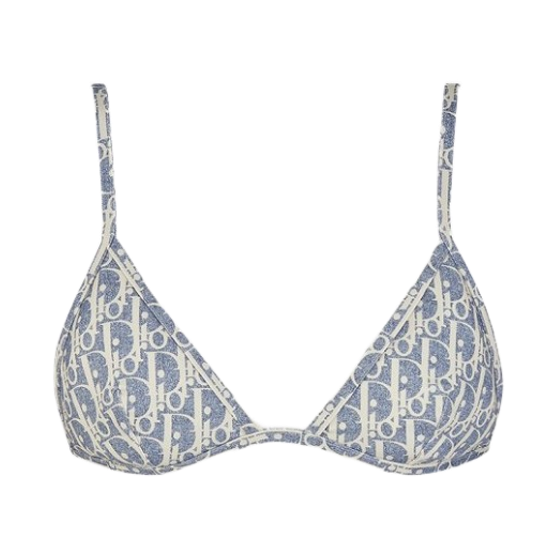 54BB01A2851-X5807 (W) Dior Dioriviera Bikini Top Blue White
