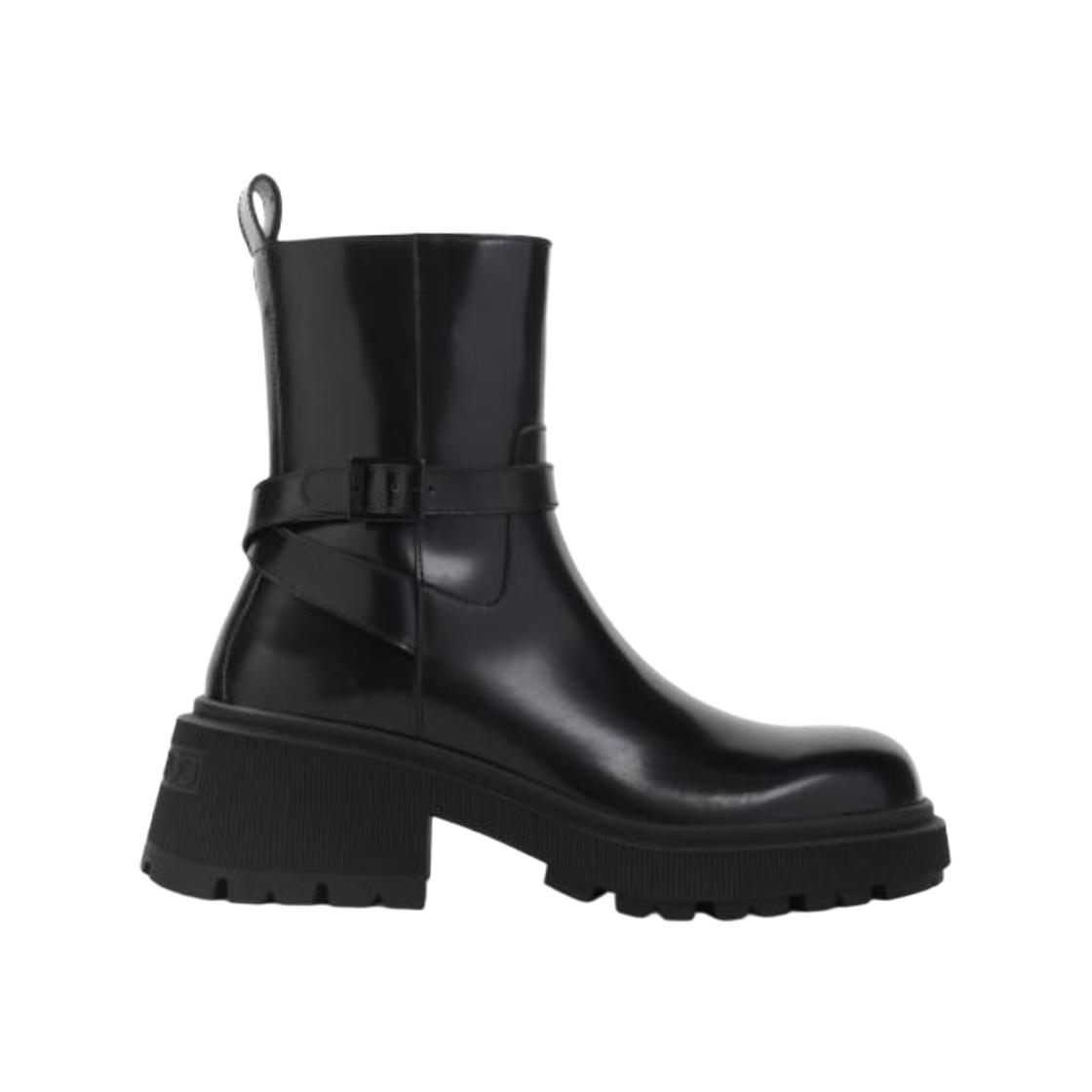 J000178002 (W) Jimmy Choo Patent Leather Boots Black