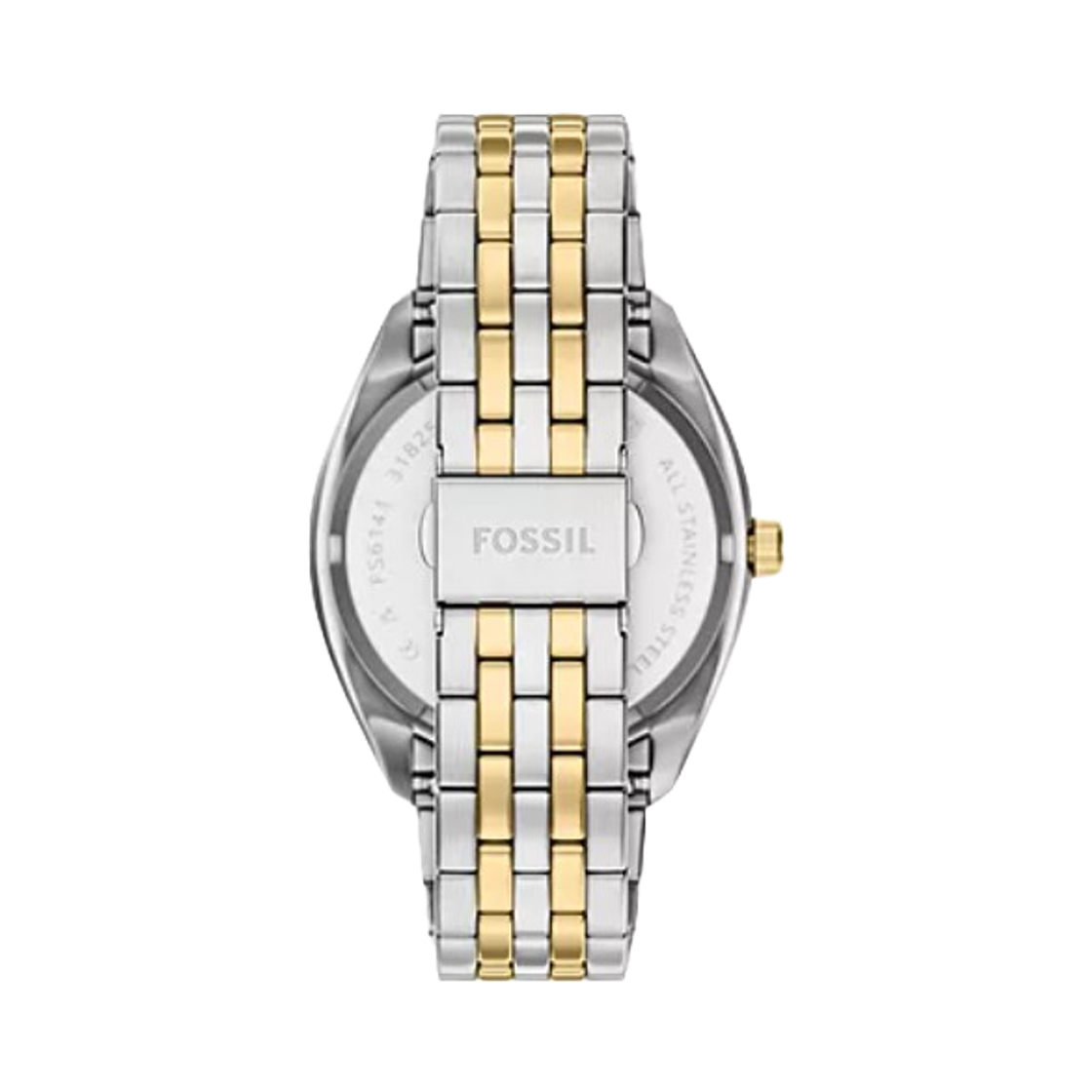 파슬 캠벨 쿼츠 쓰리핸드 데이데이트 42mm 투톤 스테인리스 스틸 골드 실버(Fossil Campbell Quartz Three-Hand Day-Date 42mm Two-Tone Stainless Steel Gold Silver) - 2