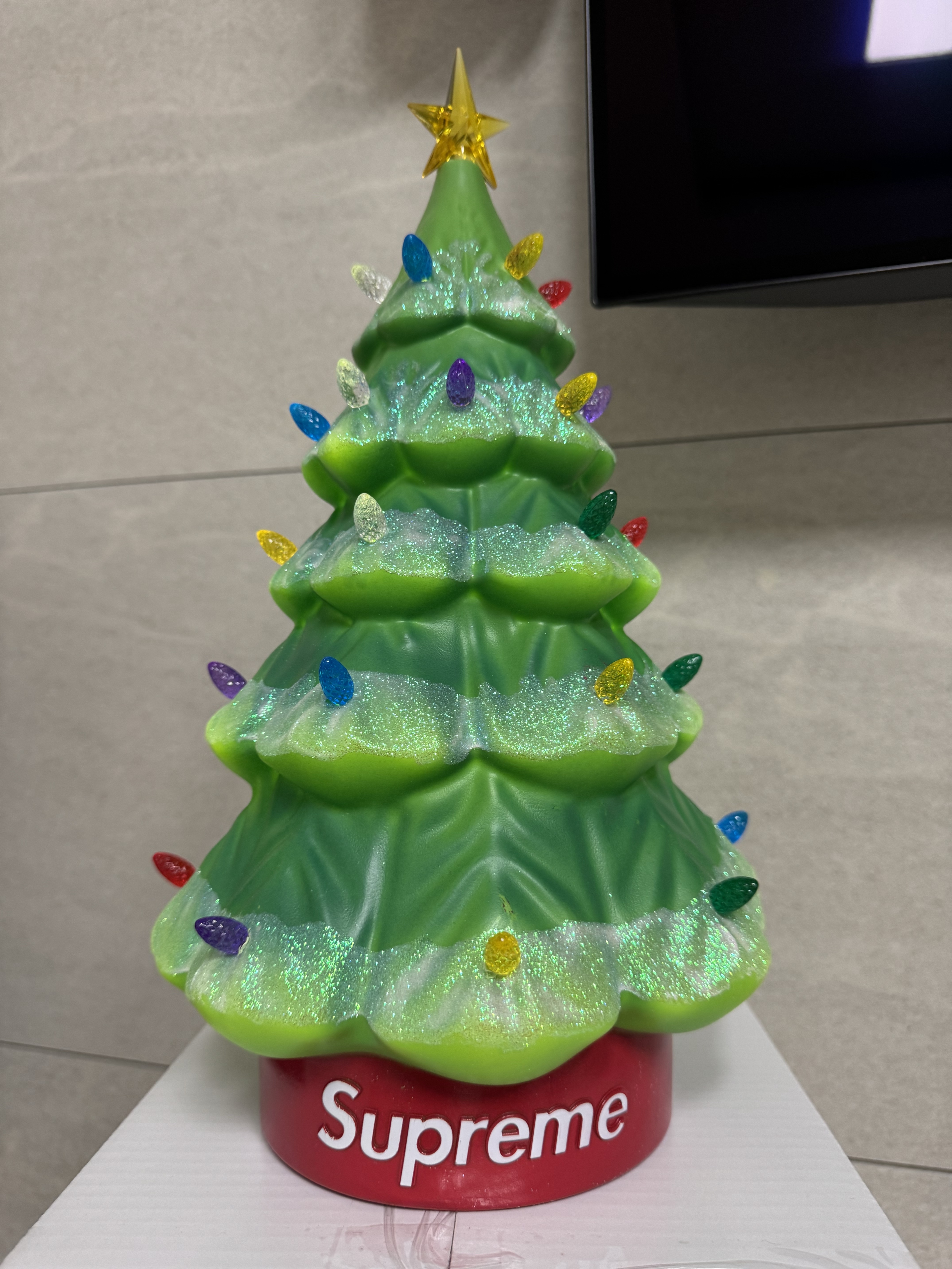 Supreme 15" Holiday Tree Green - 25FW 착용 스타일