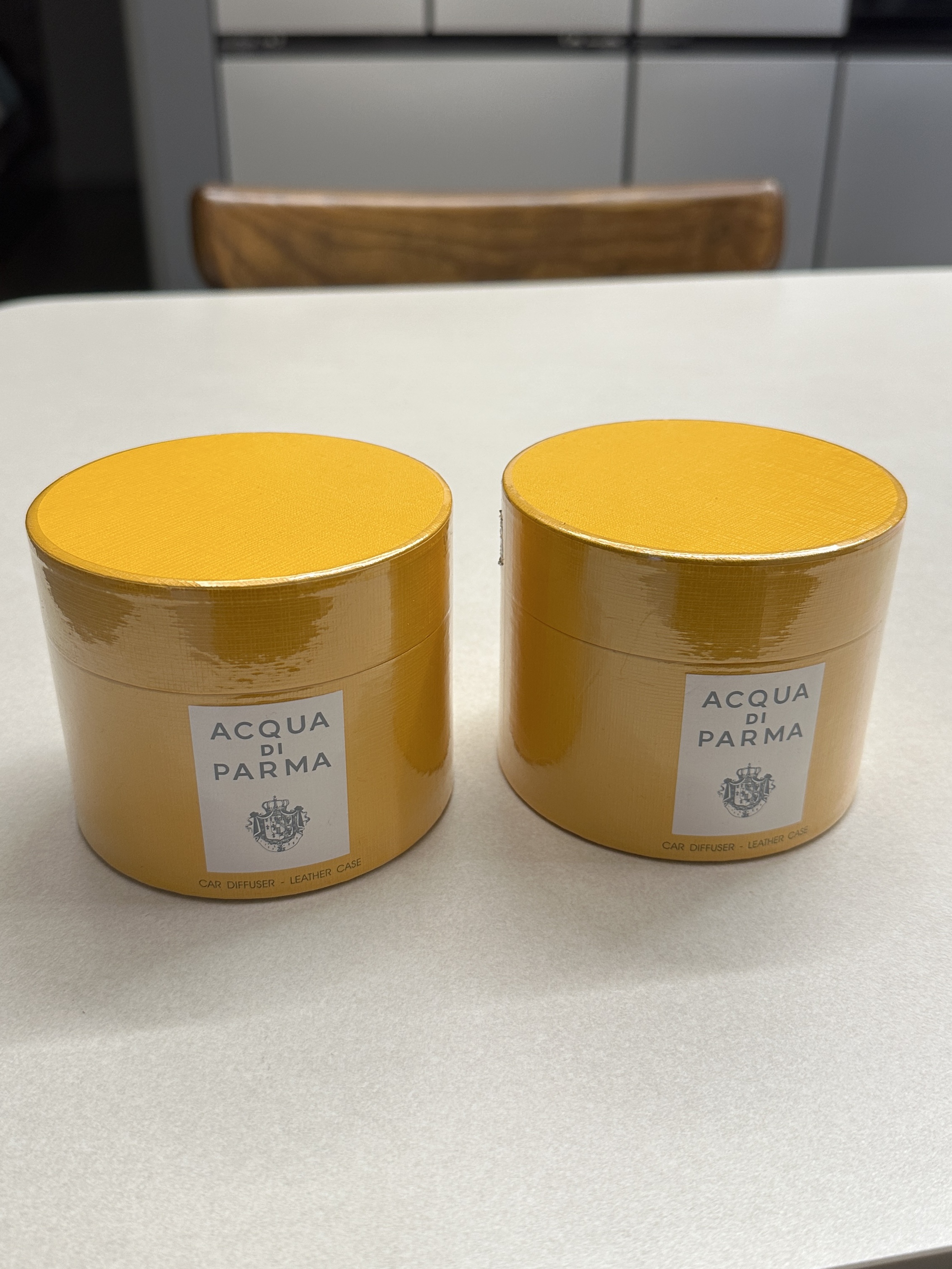 Acqua Di Parma Car Diffuser Leather Case Yellow 2023 착용 스타일 - 2