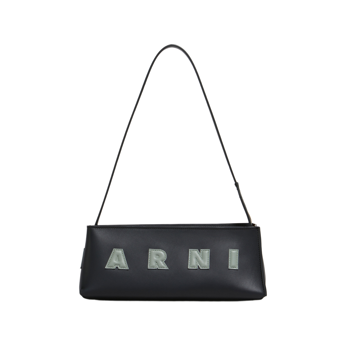 마르니 레더 뮤제오 바게트 백 블랙 스텝(Marni Leather Museo Baguette Bag Black Steppe)