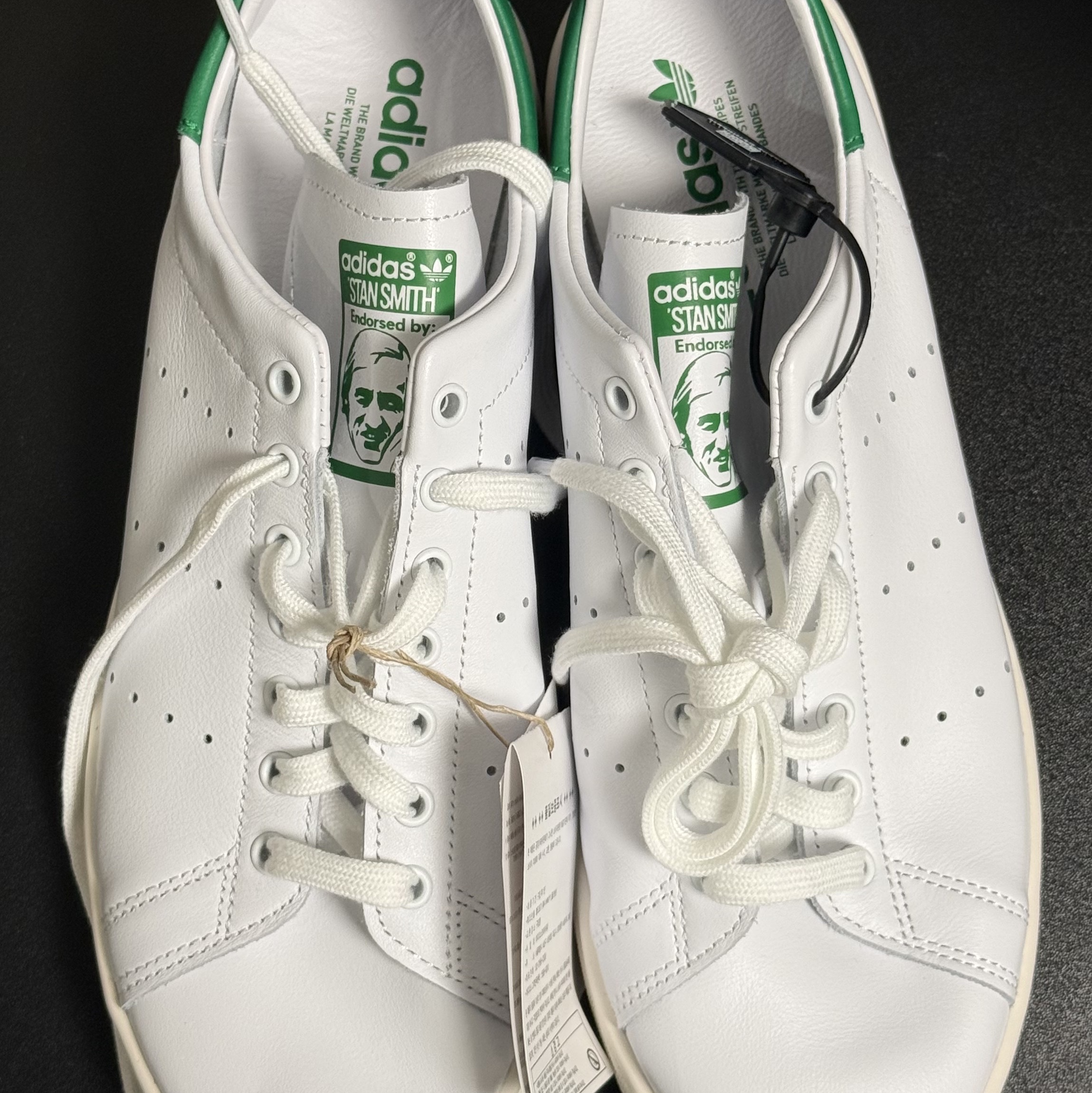 Adidas Stan Smith Decon Cloud White Green 착용 스타일