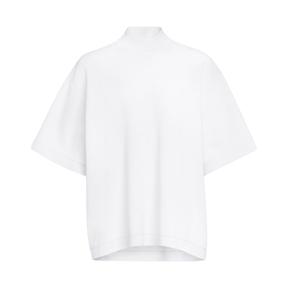 (W) 알라이아 니트 티셔츠 화이트((W) Alaia Knit T-Shirt White)