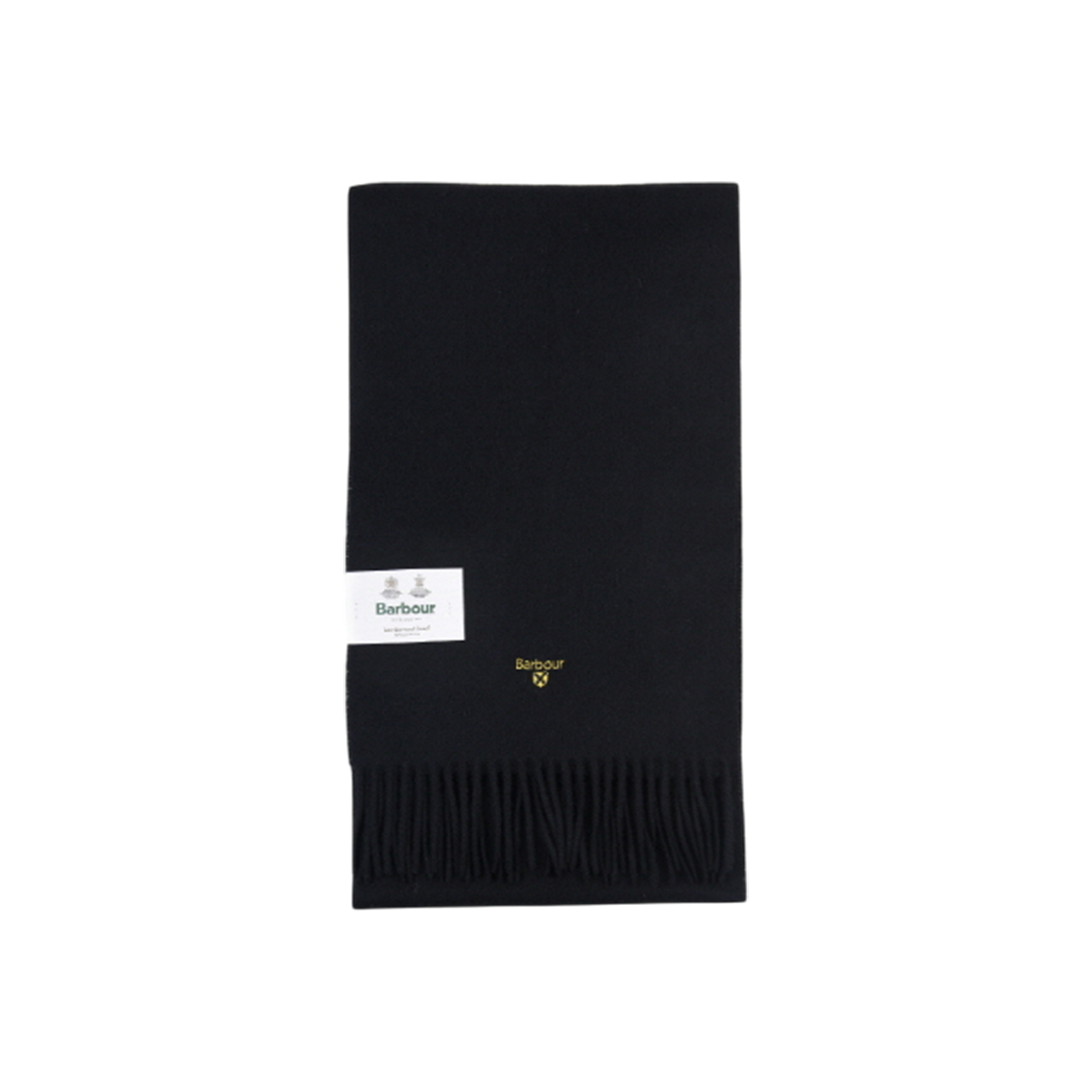 USC0008 BK11 [13% 쿠폰] Barbour Plain Lambswool Scarf Black