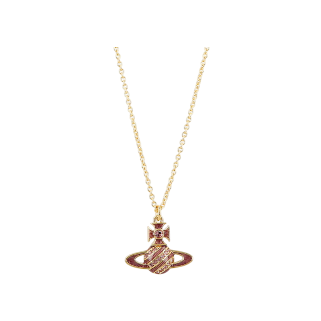 630203FI 02R875 [25% 쿠폰] Vivienne Westwood Assita Bas Relief Pendant Gold