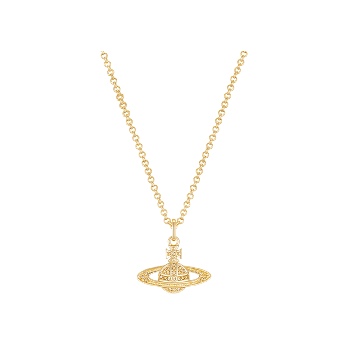 63020086 R121 [13% 쿠폰] Vivienne Westwood Mini Bas Relief Pendant Gold