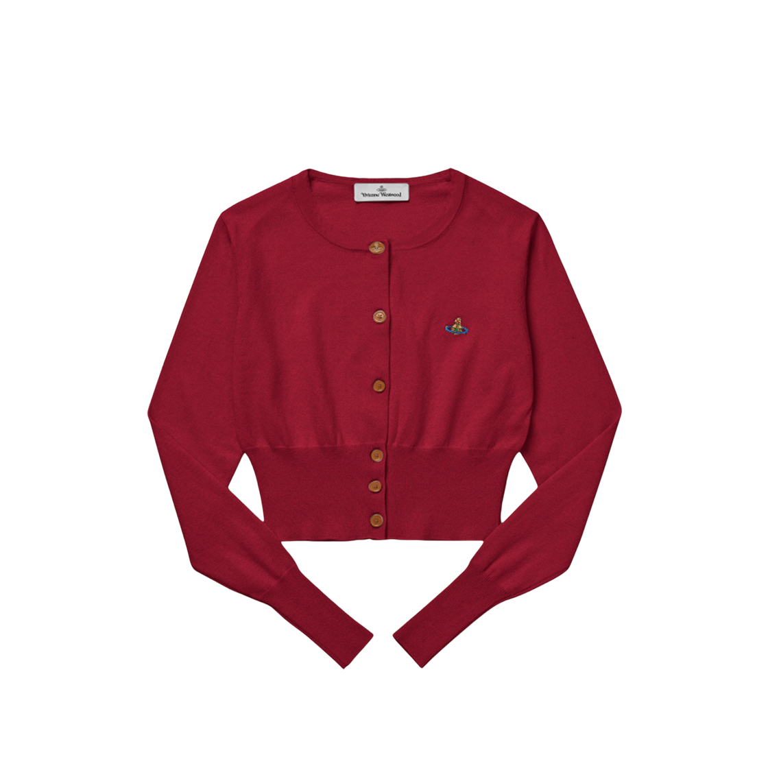 1803002U Y001V I409 [13% 쿠폰] (W) Vivienne Westwood Bea Cropped Cardigan Wine