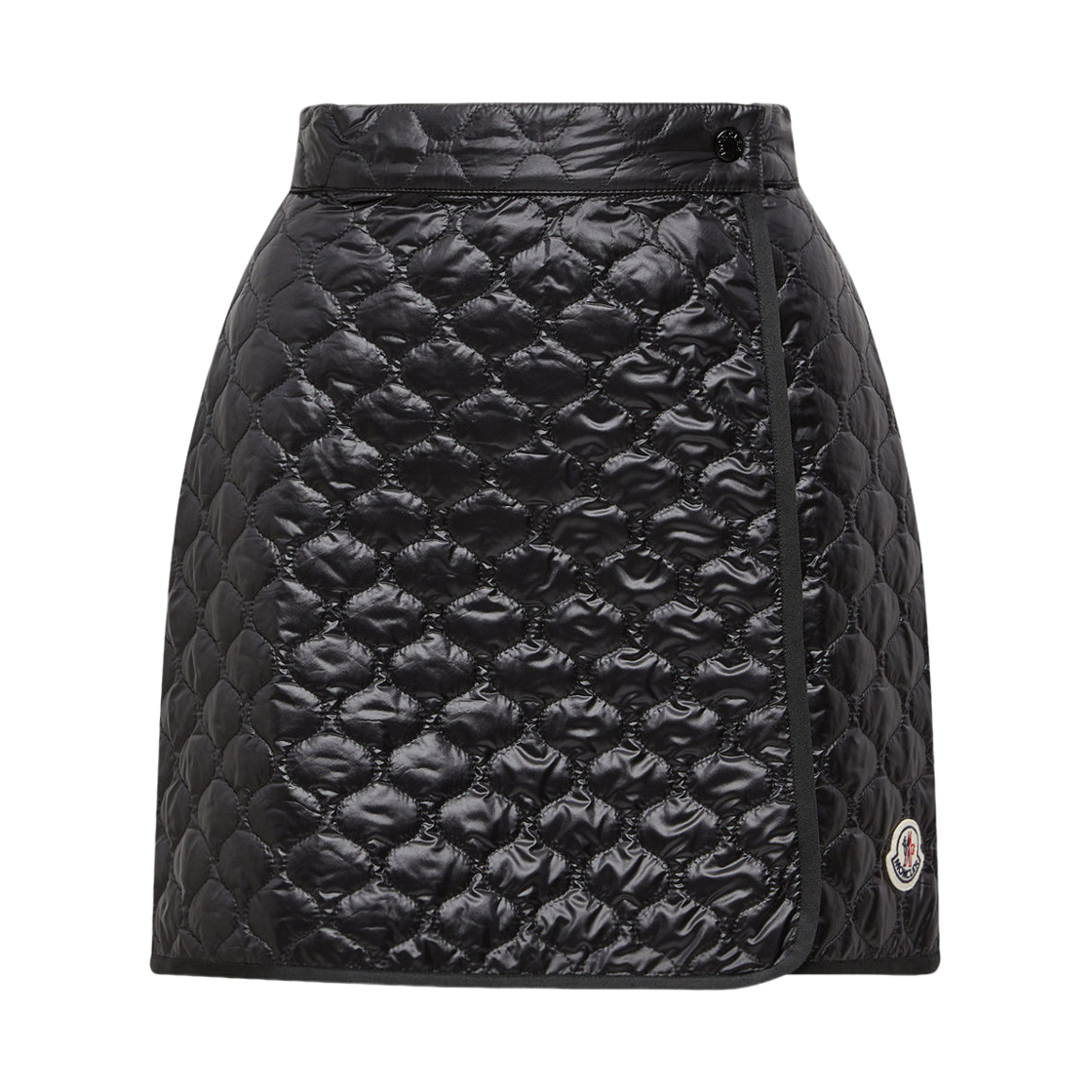 (W) 몽클레르 스퀘어 퀼티드 패딩 미니 스커트 블랙 - 25FW((W) Moncler Square Quilted Padded Mini Skirt Black - 25FW)