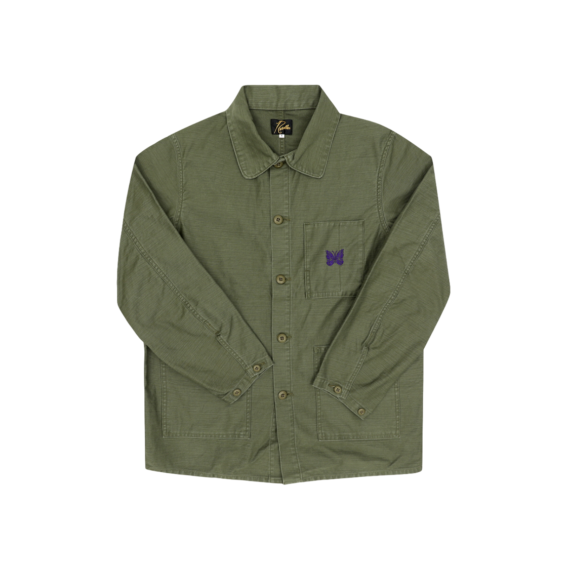 QV145 A-Olive [13% 쿠폰] Needles Coverall Reversed Sateen Olive