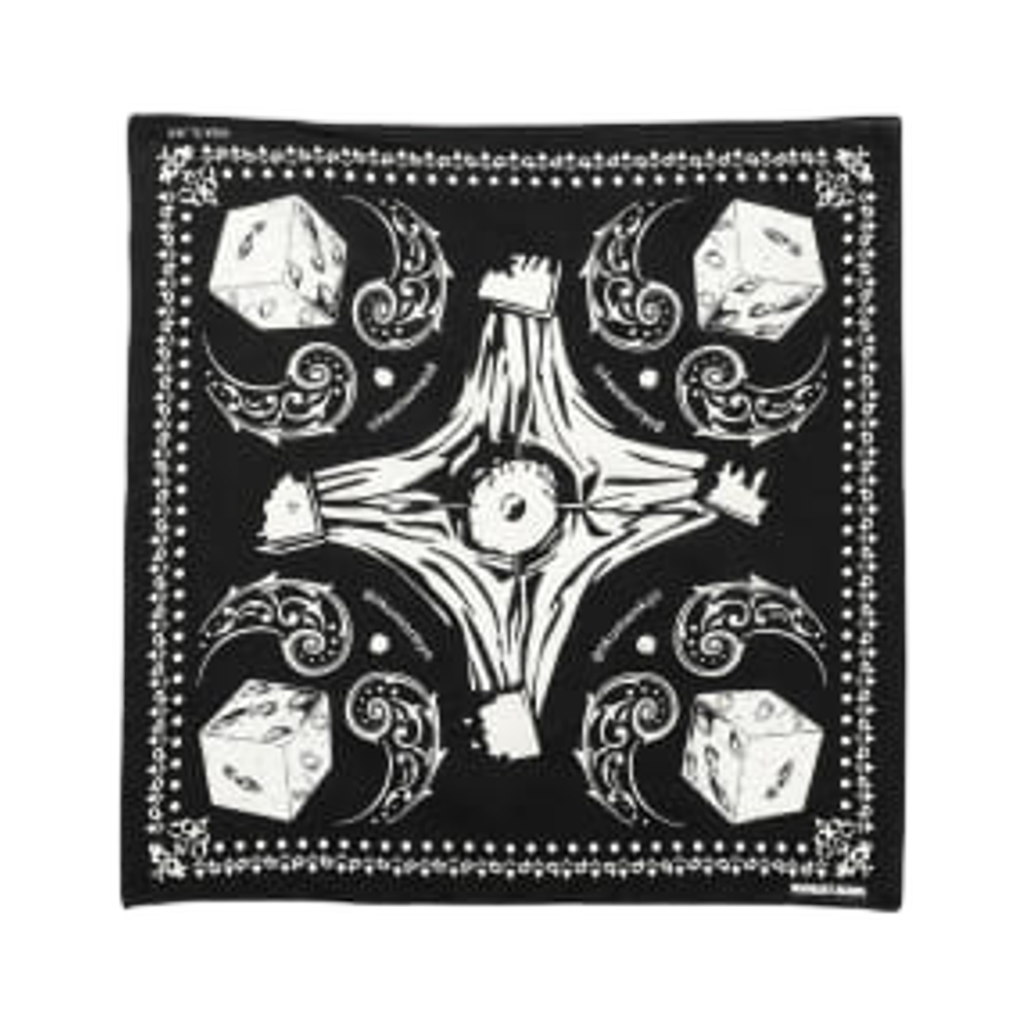 망가트 빔즈 x 주술회전 옥문강 반다나 블랙(Mangart Beams x Jujutsu Kaisen Gokumonkyo Bandana Black)