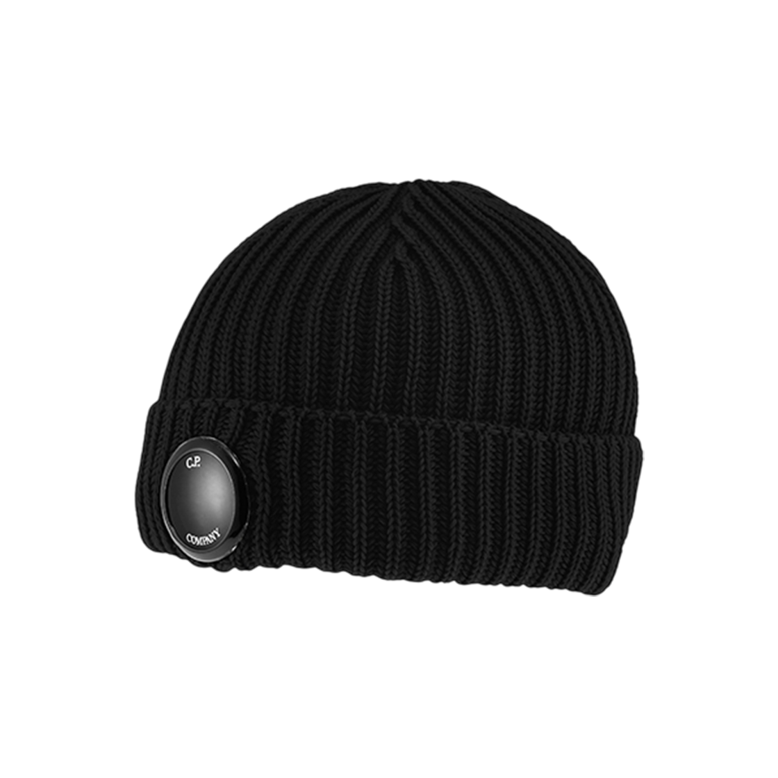 17CMAC272A 005509A 999 [13% 쿠폰] C.P. Company Extra Fine Merino Wool Beanie Black - 24FW