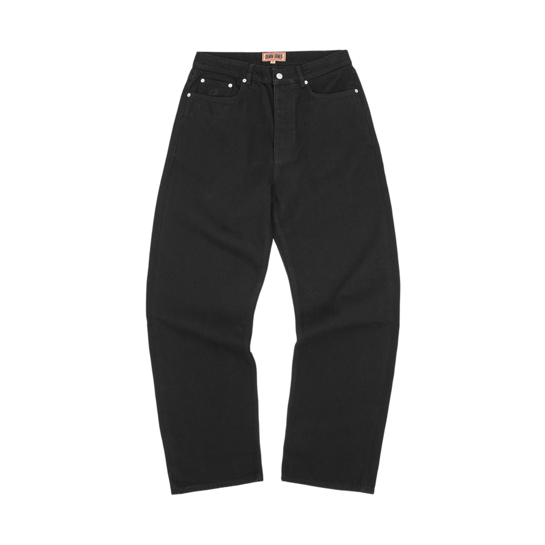 - Corteiz Allstarz Baggy Jeans Triple Black