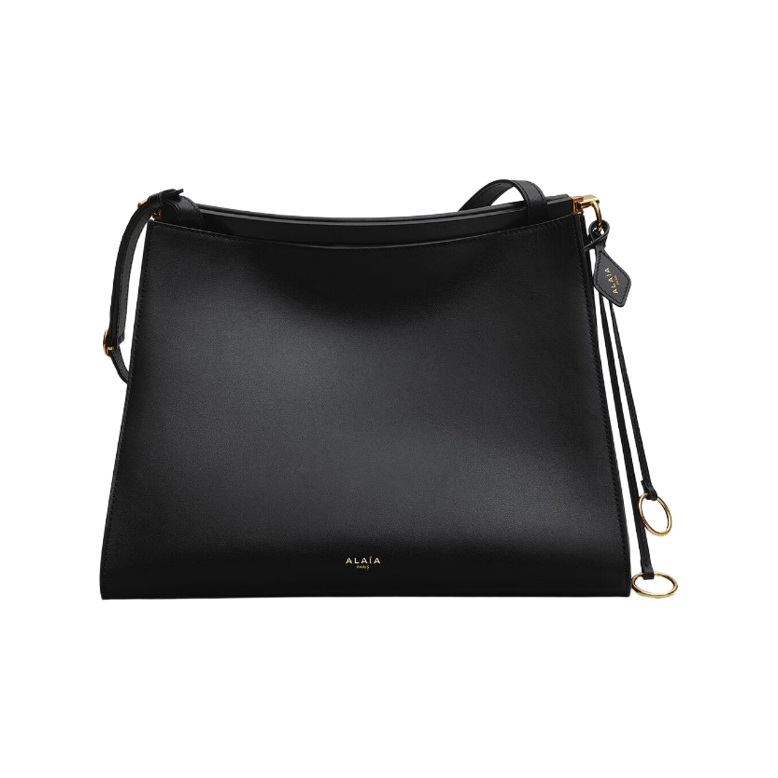 알라이아 르 클릭 카프스킨 미디움 스퀘어 백 블랙(Alaia Le Click Medium Square Bag in Calfskin Black)