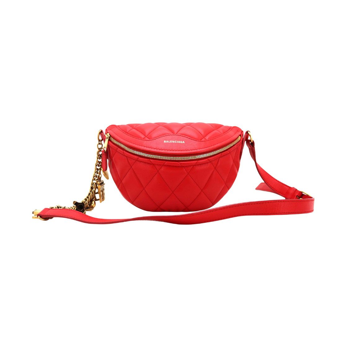 ITJTDGD68FD9 Balenciaga Souvenir Quilted Belt Bag 565510