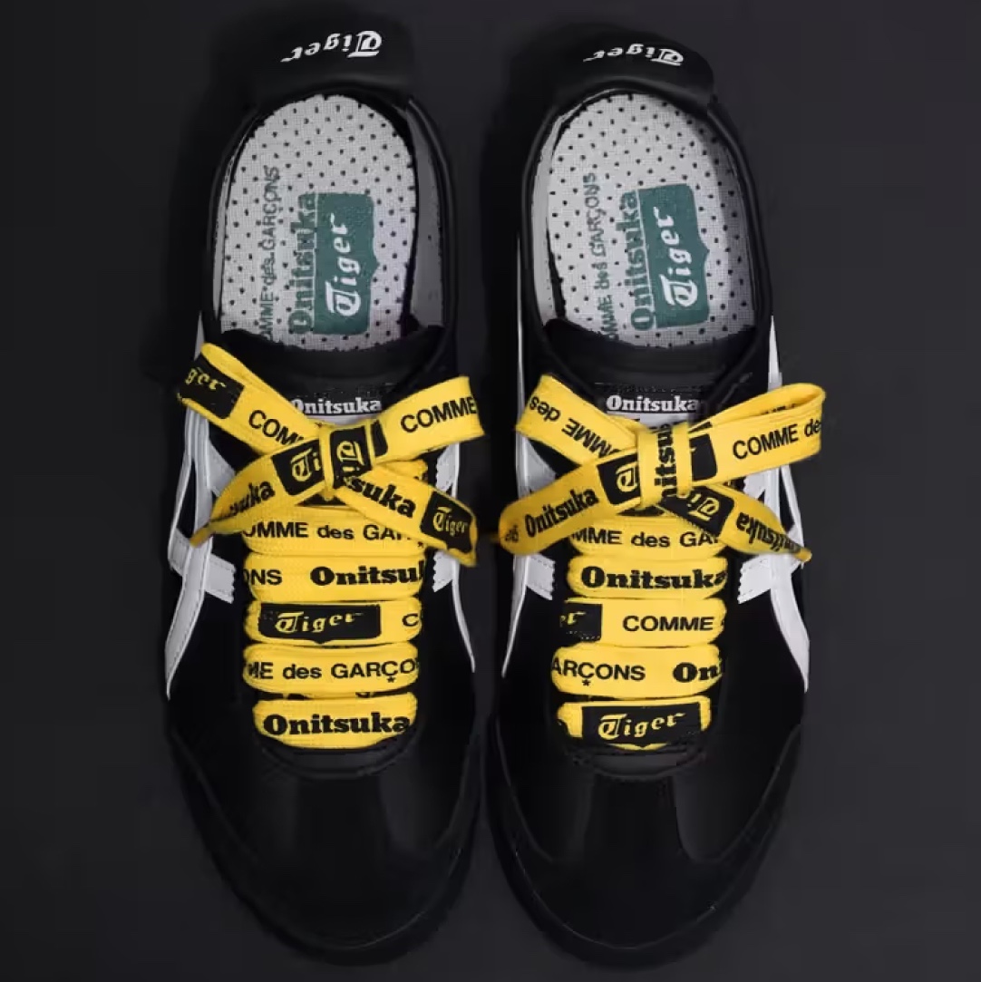 Onitsuka Tiger Mexico 66 Yellow Black 착용 스타일 - 2