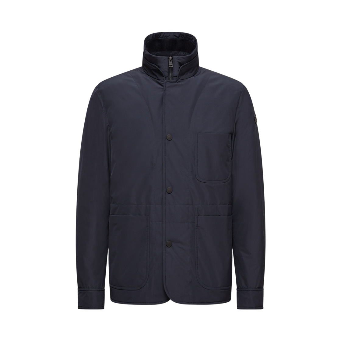 K2-091-1A00109-597Y3-742 Moncler Brieuc Down Shirt Jacket Navy Blue - 25FW