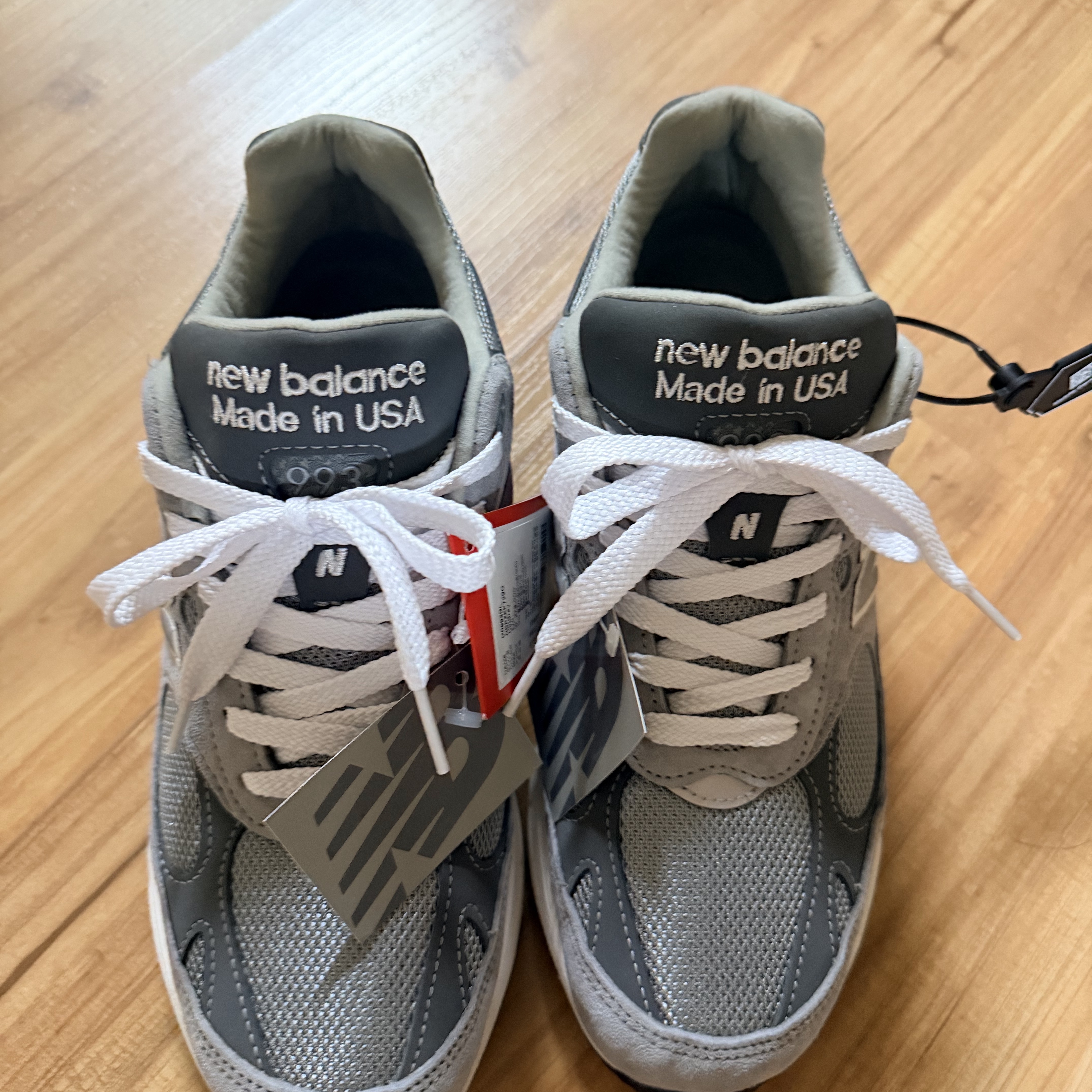 New Balance 993 Made in USA Grey - D Standard 착용 스타일