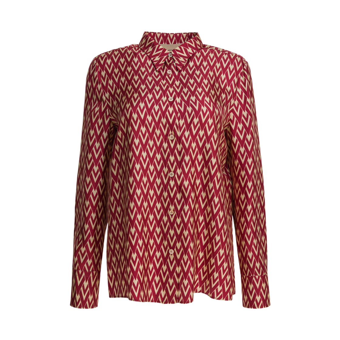 (W) 발렌티노 트윌 셔츠 레드((W) Valentino Twill Shirt Red)