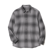 Uniqlo Flannel Check Shirt Gray