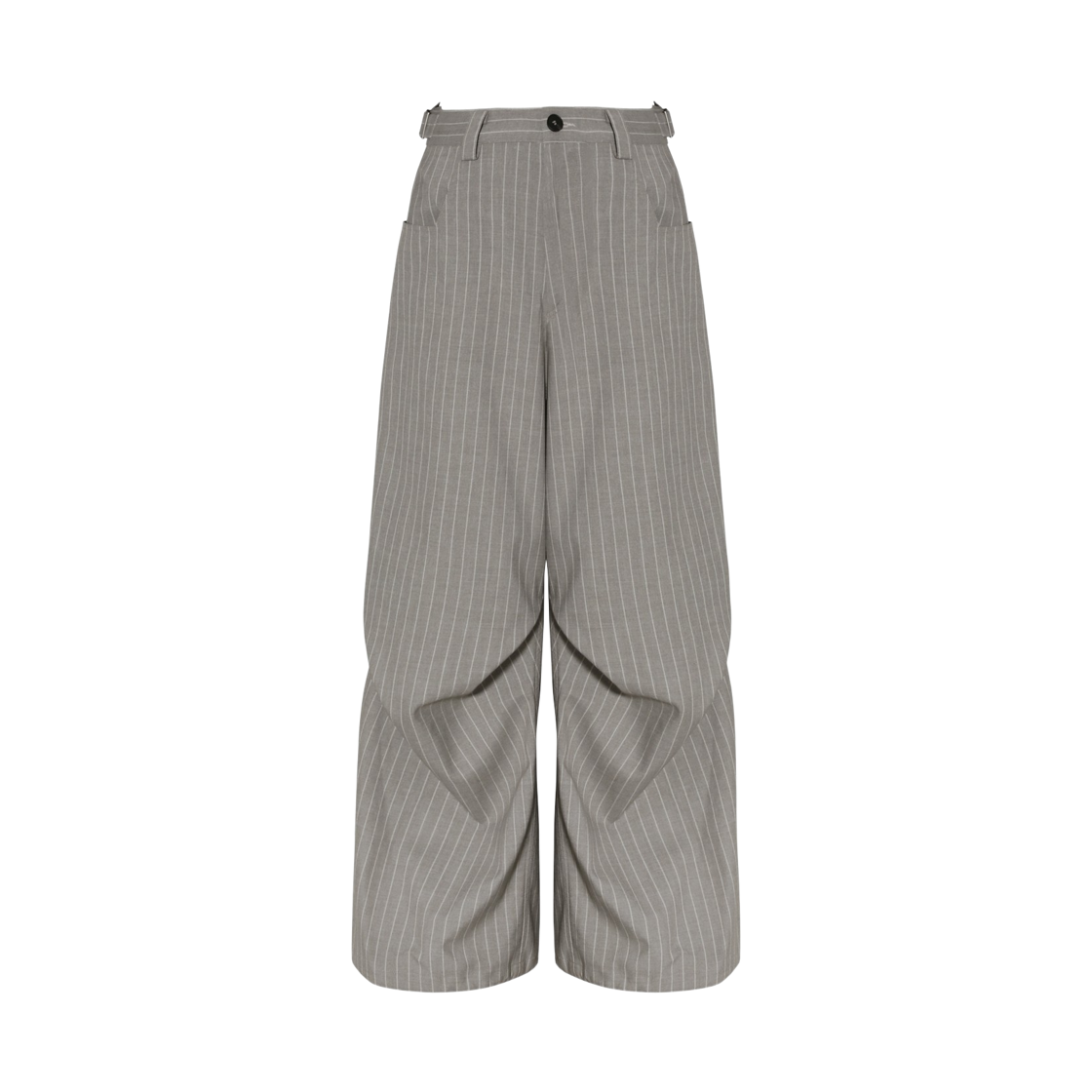- Kamien 247 All Day Stripe Pants Brick Beige