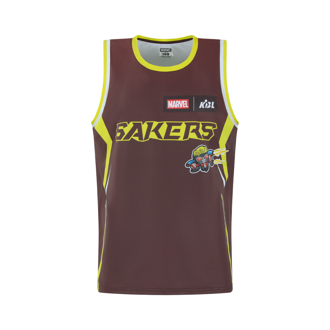케이비엘 X 마블 컬렉션 창원 LG 스타로드 농구유니폼(KBL X MARVEL CollectionChangwon LG Sakers Star Lord Basketball Uniform)