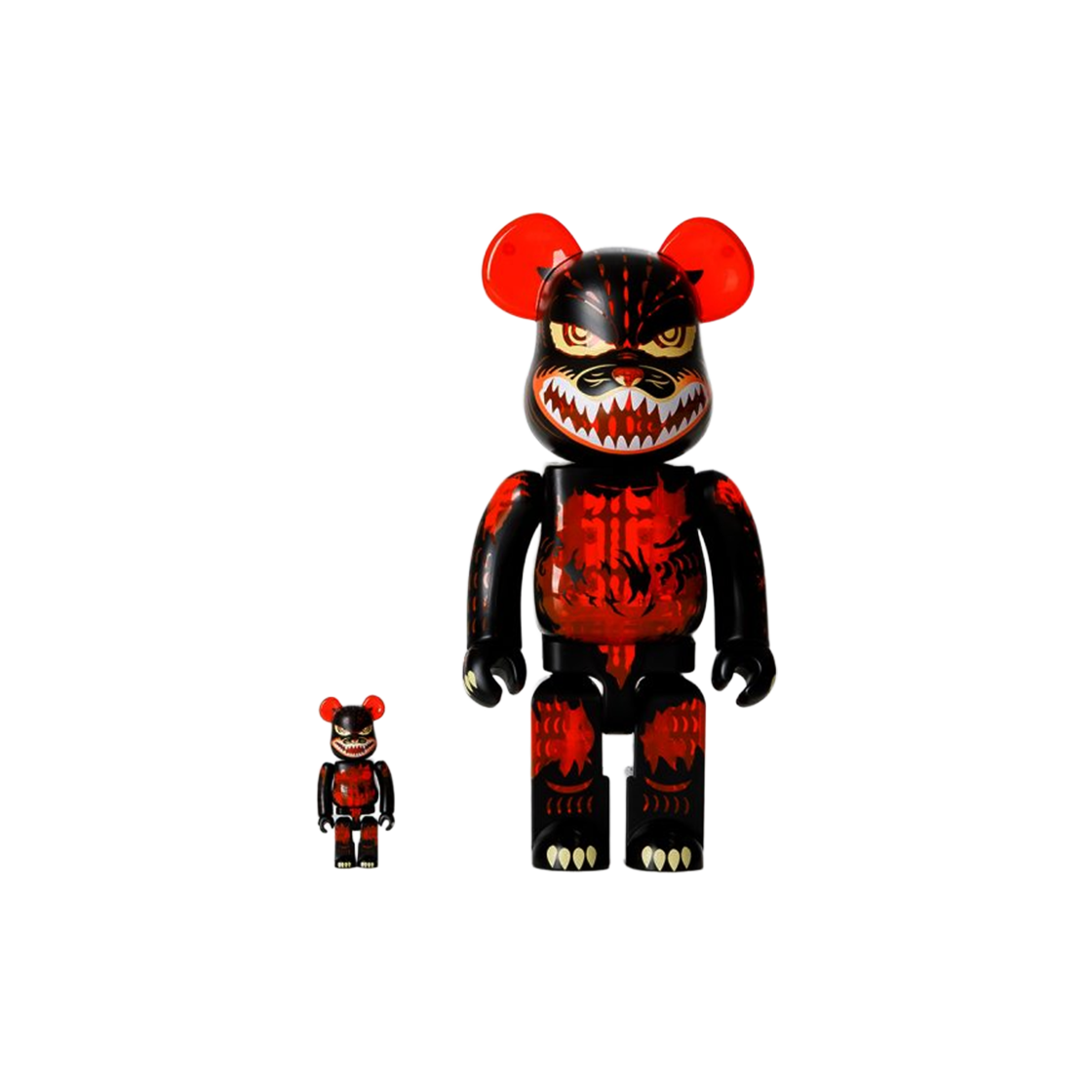 킨키로봇 400%+100% 베어브릭 고질라 프롬 고질라 VS 데스트로이어(2209005)(KINKIROBOT 400%+100% Bearbrick Godzilla From Godzilla VS Destoroyah)