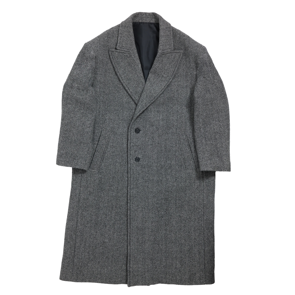 논노드 트위드 롱 코트(Nonnod Tweed Long Coat)