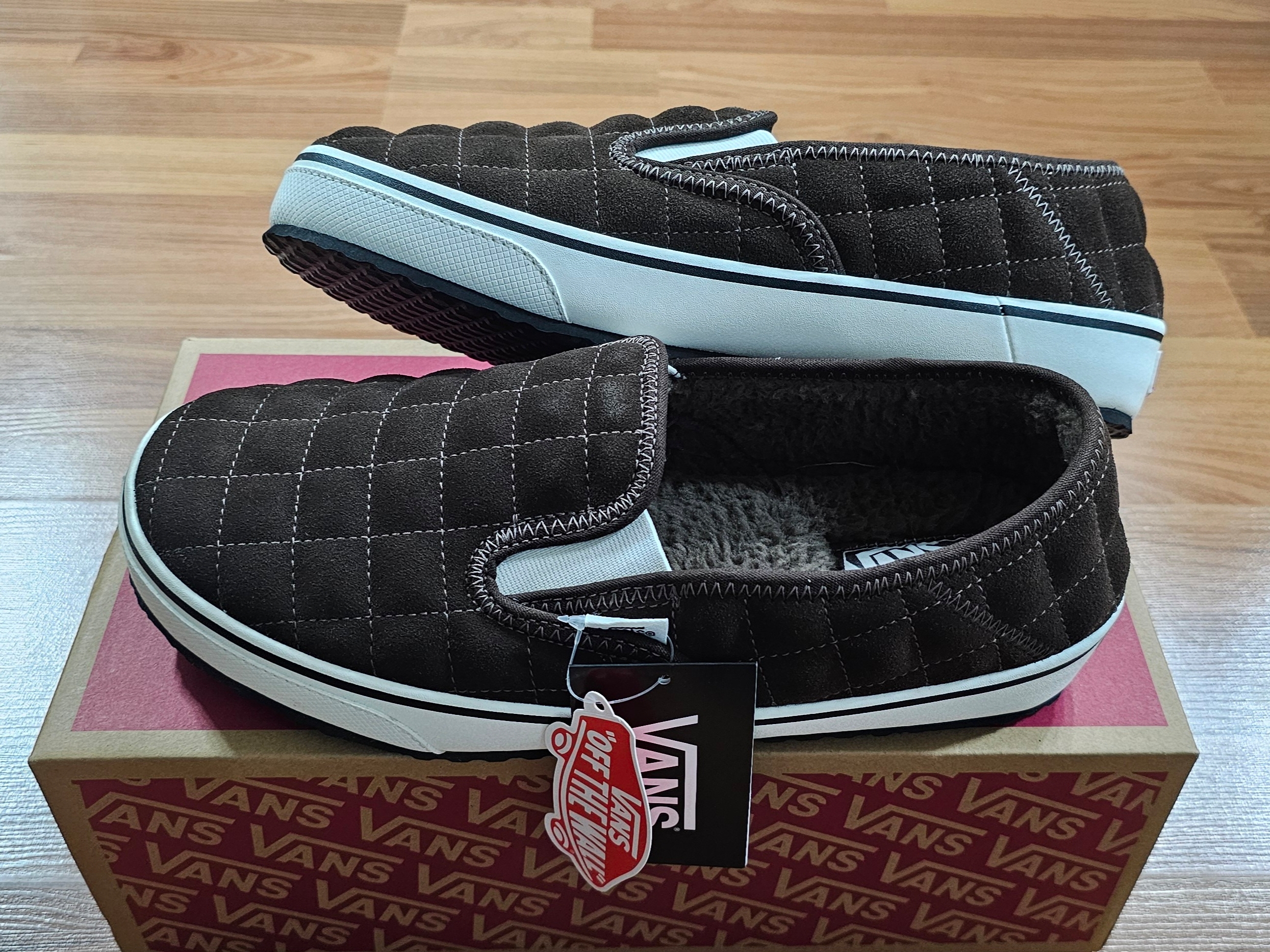 Vans Slip-er 2 Sherpa Demitasse 착용 스타일 - 1