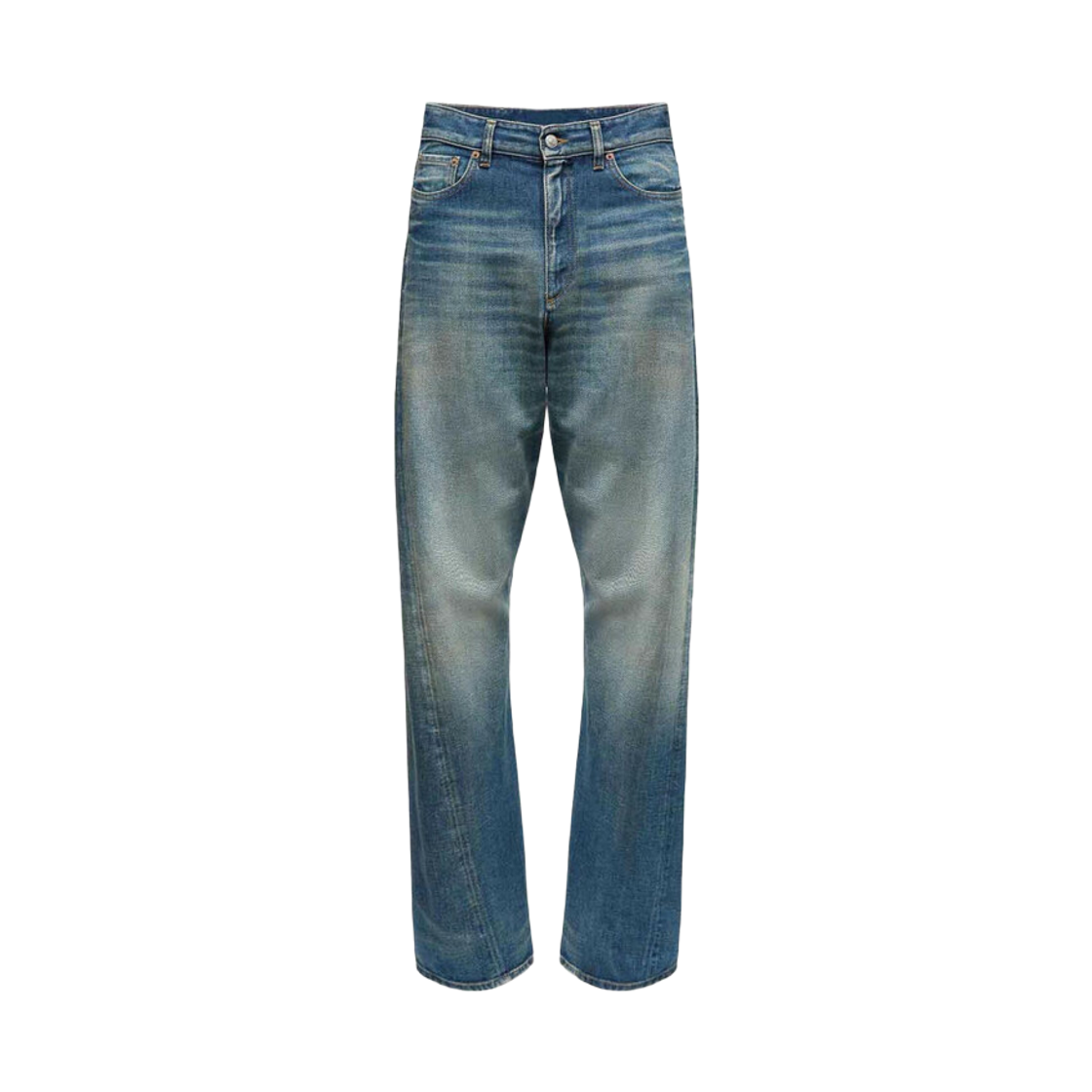 SH0LA0024M30017962 MM6 Maison Margiela Denim Pants Blue