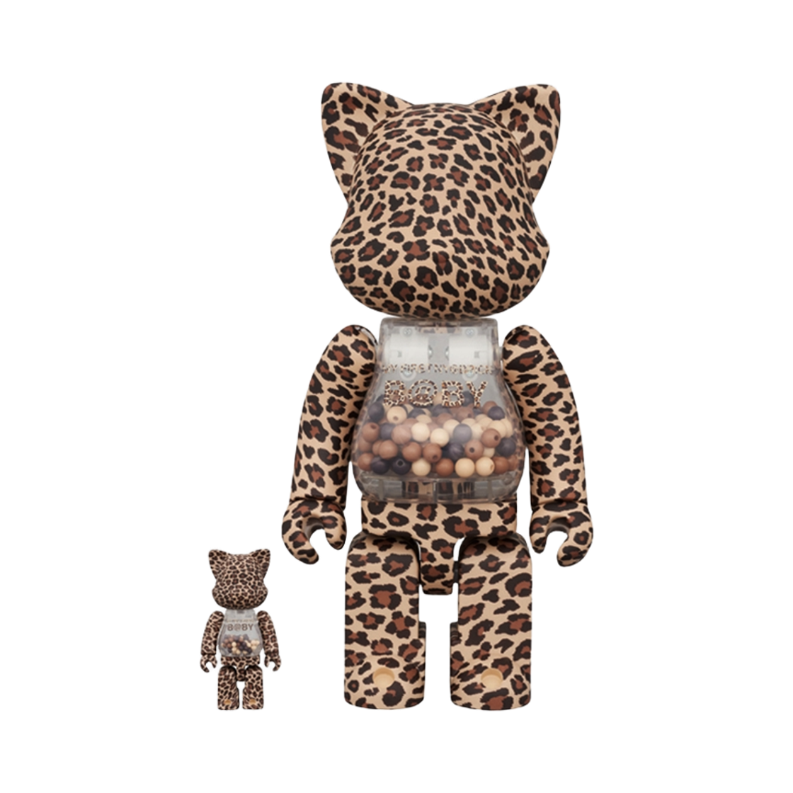 킨키로봇 400%+100% 베어브릭 마이퍼스트 베이비 레오파드 냐브릭 (2508002)(KINKIROBOT 400%+100% My First Nyabrick Baby Leopard Ver.)