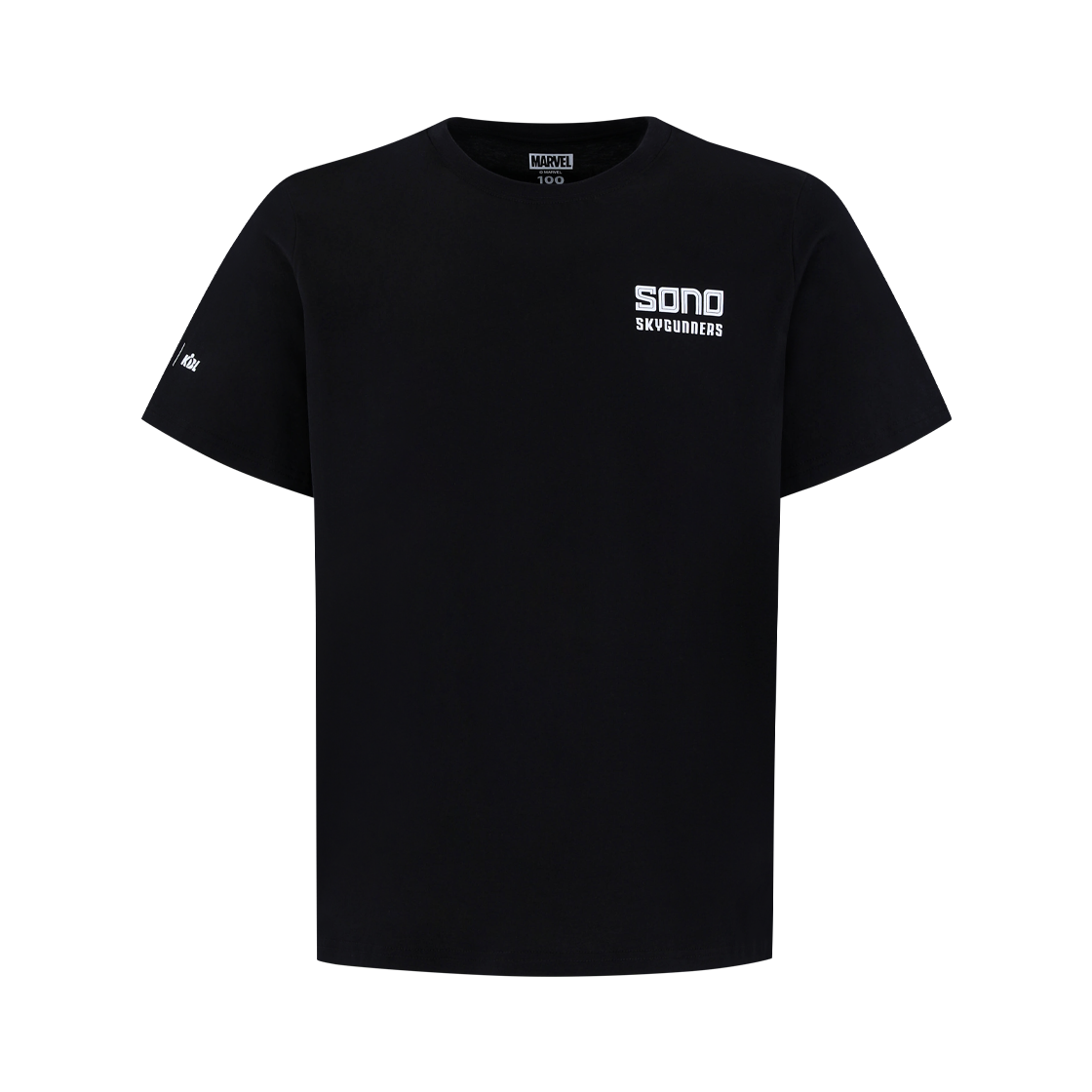 케이비엘 X 마블 컬렉션 고양 소노 호크아이 티셔츠(KBL X MARVEL CollectionGoyang Sono Skygunners Hawkeye T shirt)