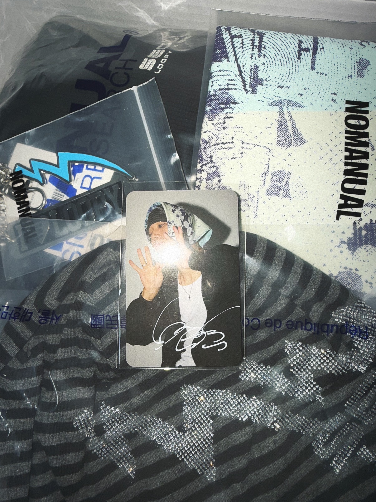 [KREAM 단독] NOMANUAL x LOOPY Package A 착용 스타일 - 2
