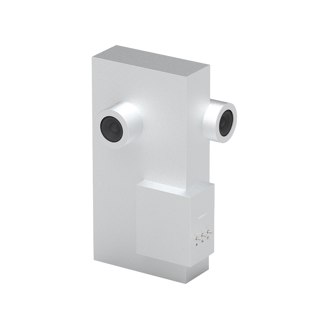 TS-Brutalist-M Transparent Brutalist Speaker Metal