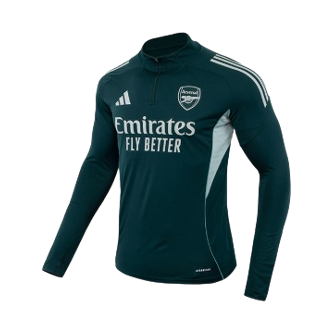 아디다스 아스널 티로 25 컴피티션 트레이닝 탑 오로라 아이비 - KR 사이즈 (논 마킹 버전)(Adidas Arsenal Tiro 25 Competition Training Top Aurora Ivy - KR Sizing (Non Marking Ver.))