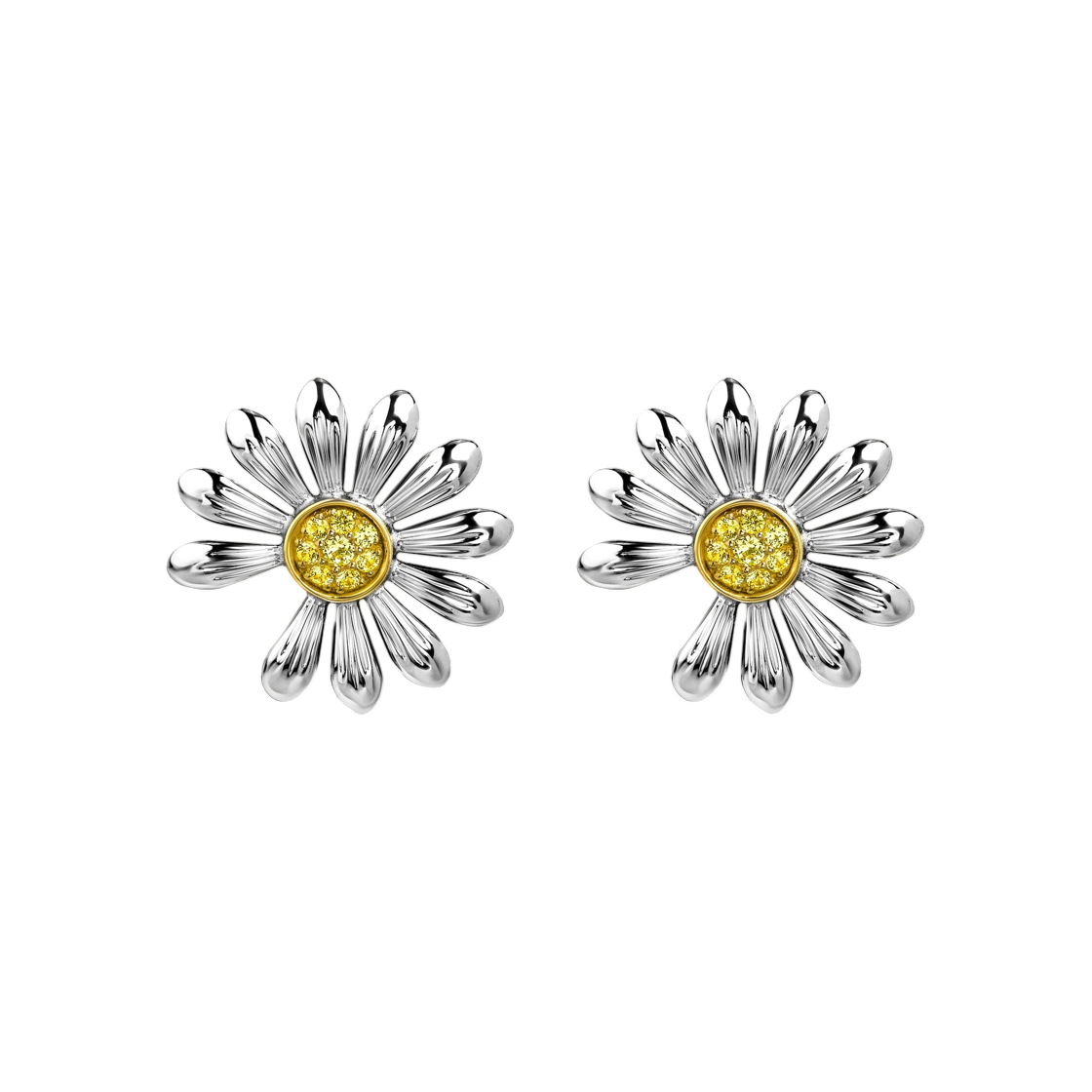제이콥 앤 코 x 피스마이너스원 이어링 스털링 실버 앤 옐로우 골드(Jacob & Co x Peaceminusone Earrings Sterling Silver & Yellow Gold)