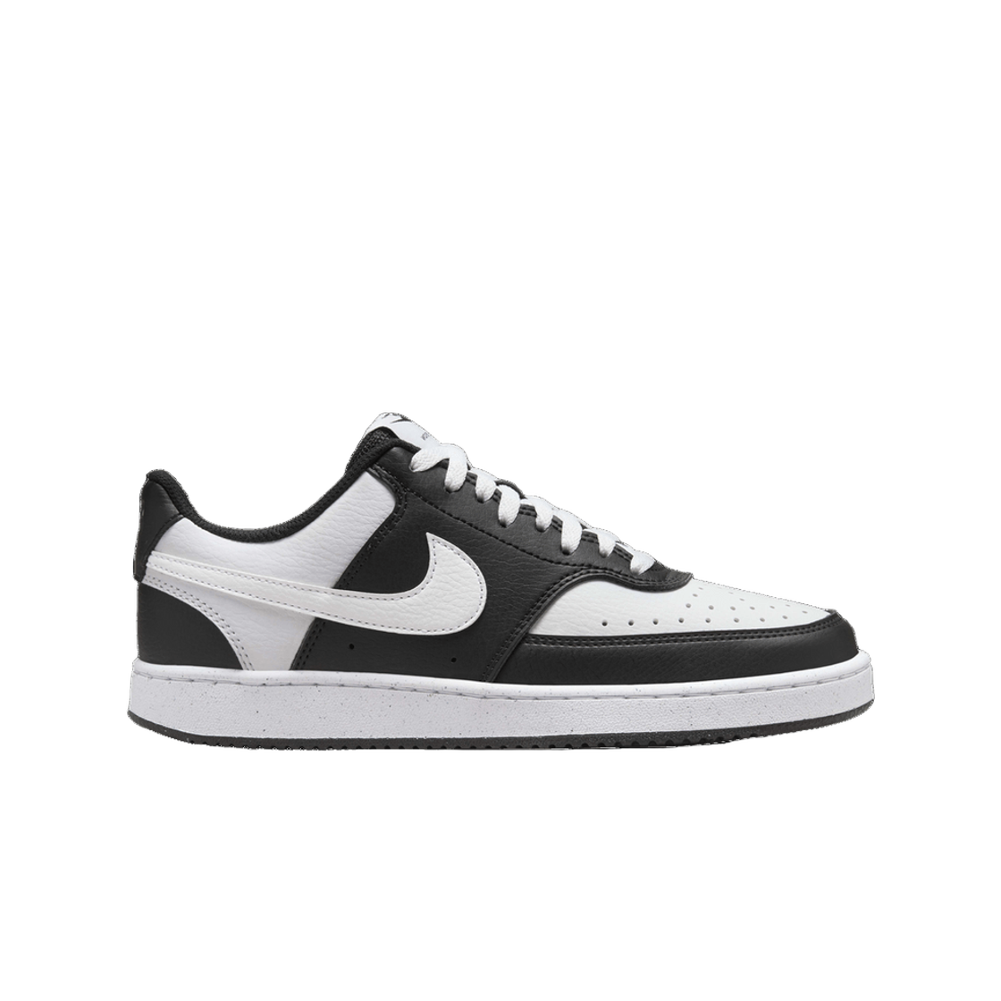 (W) 나이키 코트 비전 로우 넥스트 네이쳐 블랙 화이트((W) Nike Court Vision Low Next Nature Black White) - 1