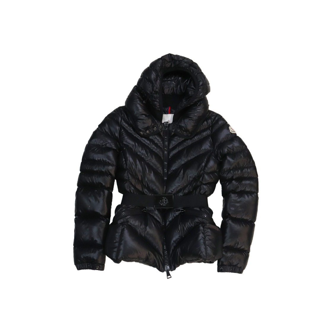 몽클레르 블랙 크루솔 숏패딩 A-C42732(Moncler Black Crew Neck Short Puffer A-C42732)