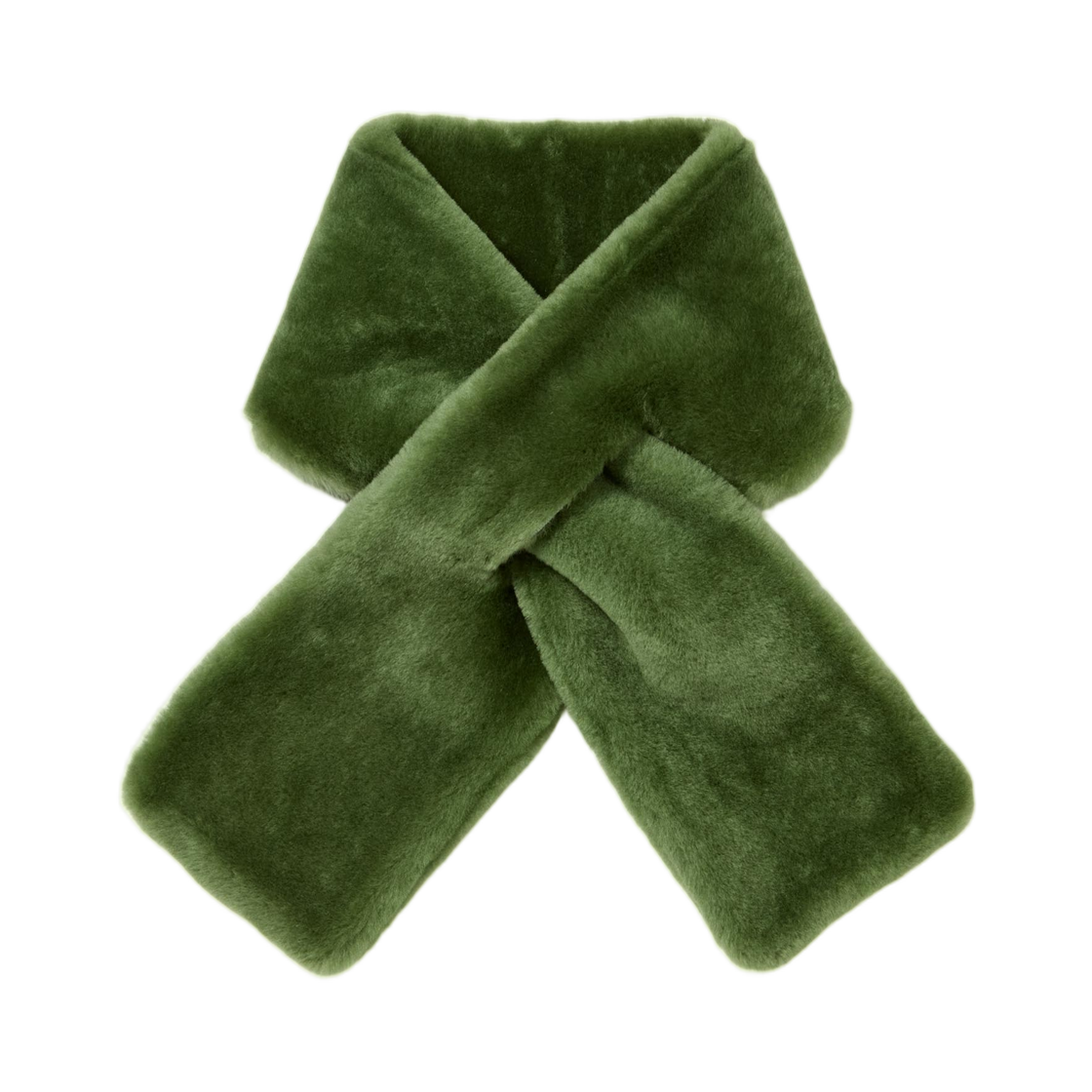 A25AM06MM Auralee Merino Mouton Stole Green - 25AW