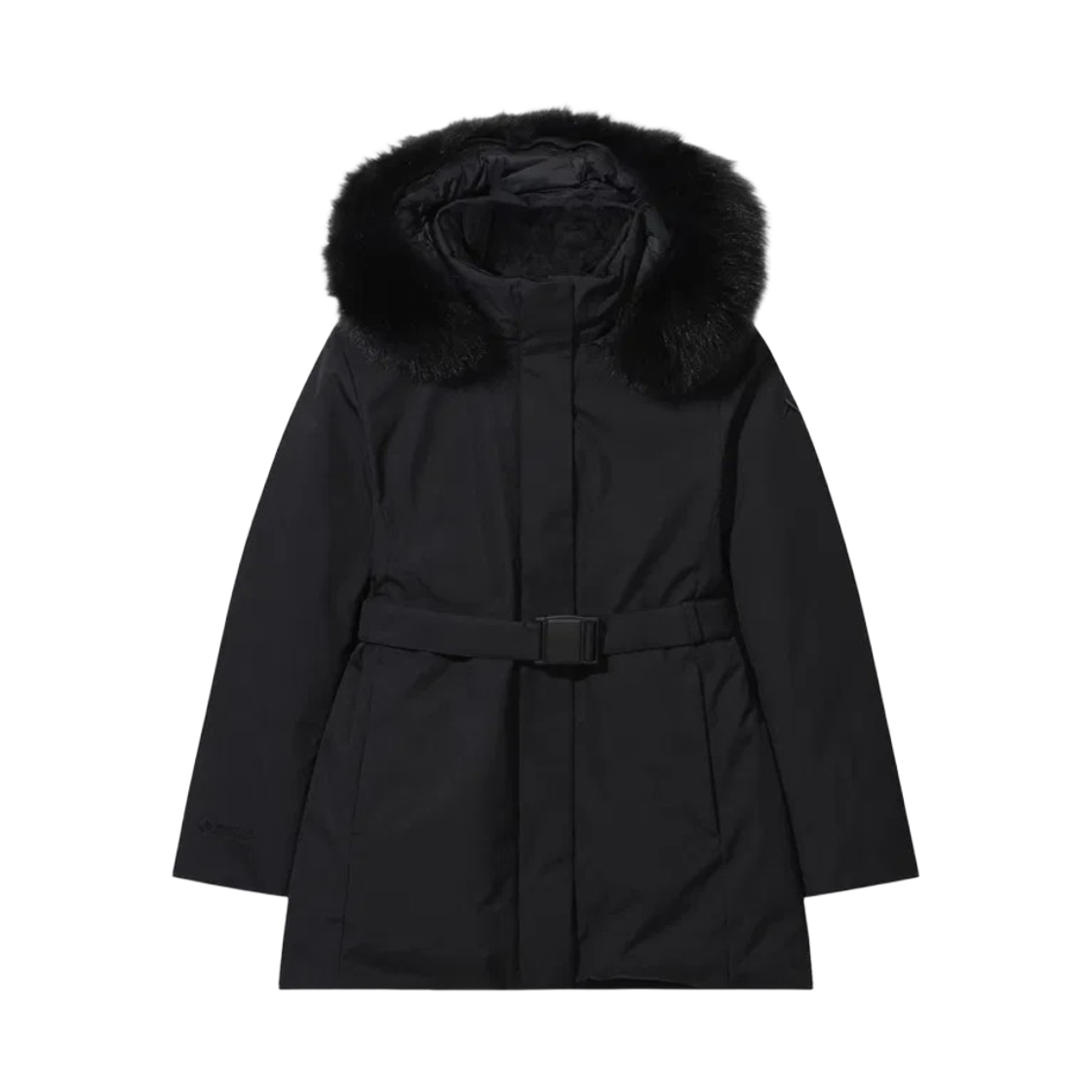 (W) 네파 아르테 럭스 윈드스토퍼 미드 다운 자켓 블랙((W) Nepa Arte Luxe Windstopper Mid Down Jacket Black)