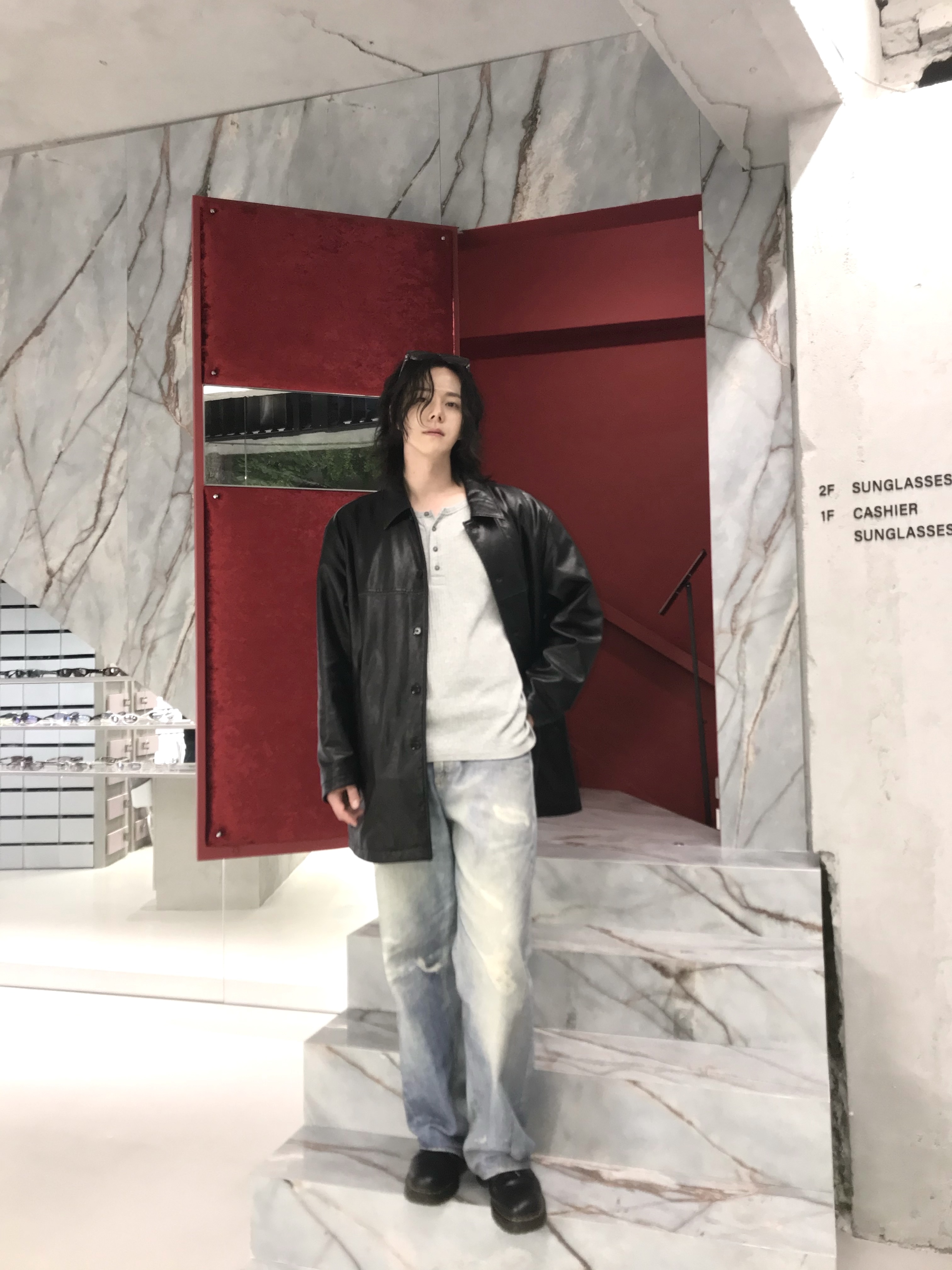 Our Legacy Third Cut Digital Denim Print 착용 스타일 - 3