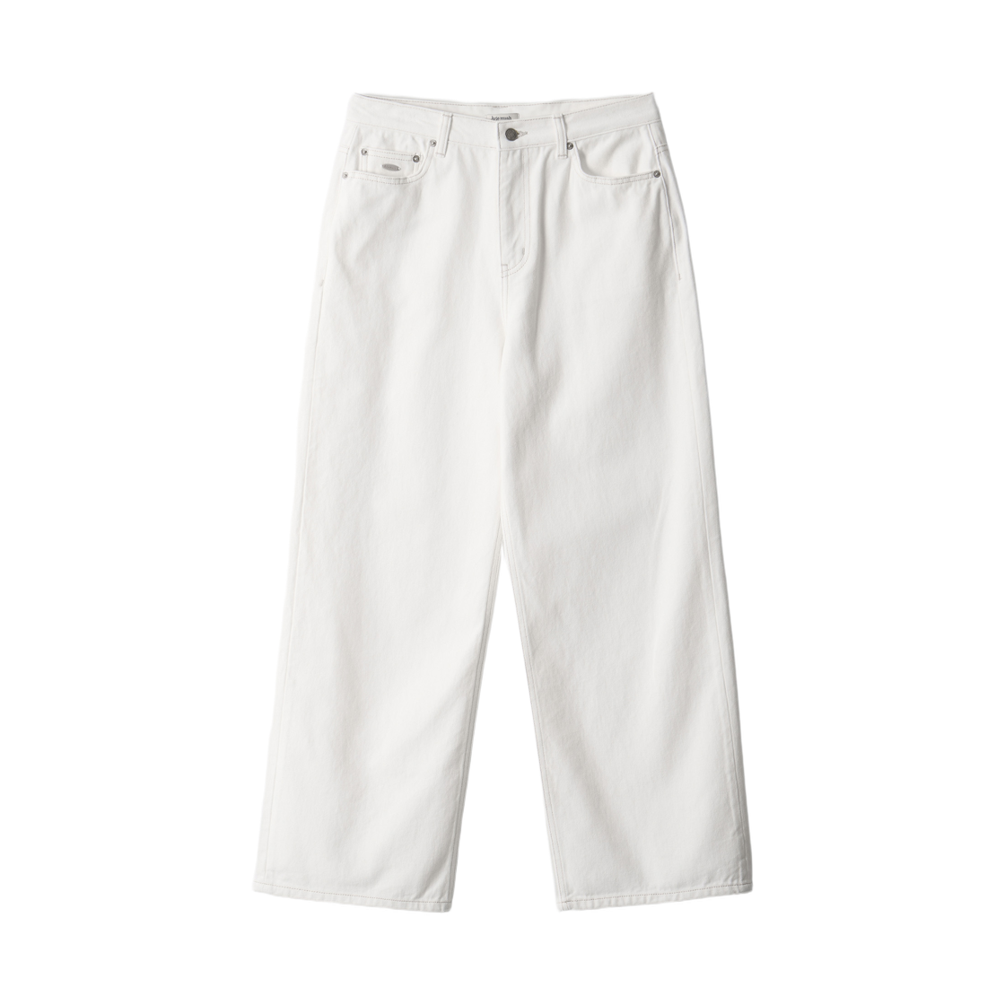 - (W) Aviemuah Lowrise Loose Jeans Ivory