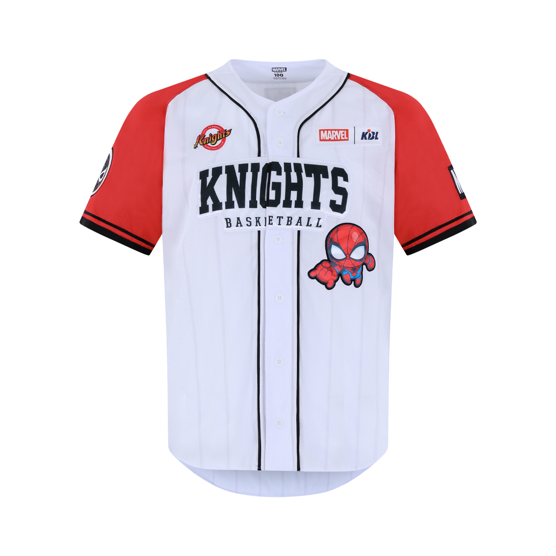 케이비엘 X 마블 컬렉션 서울 SK 스파이더맨 응원유니폼(KBL X MARVEL CollectionSeoul SK Knights Spider Man Fan Uniform)