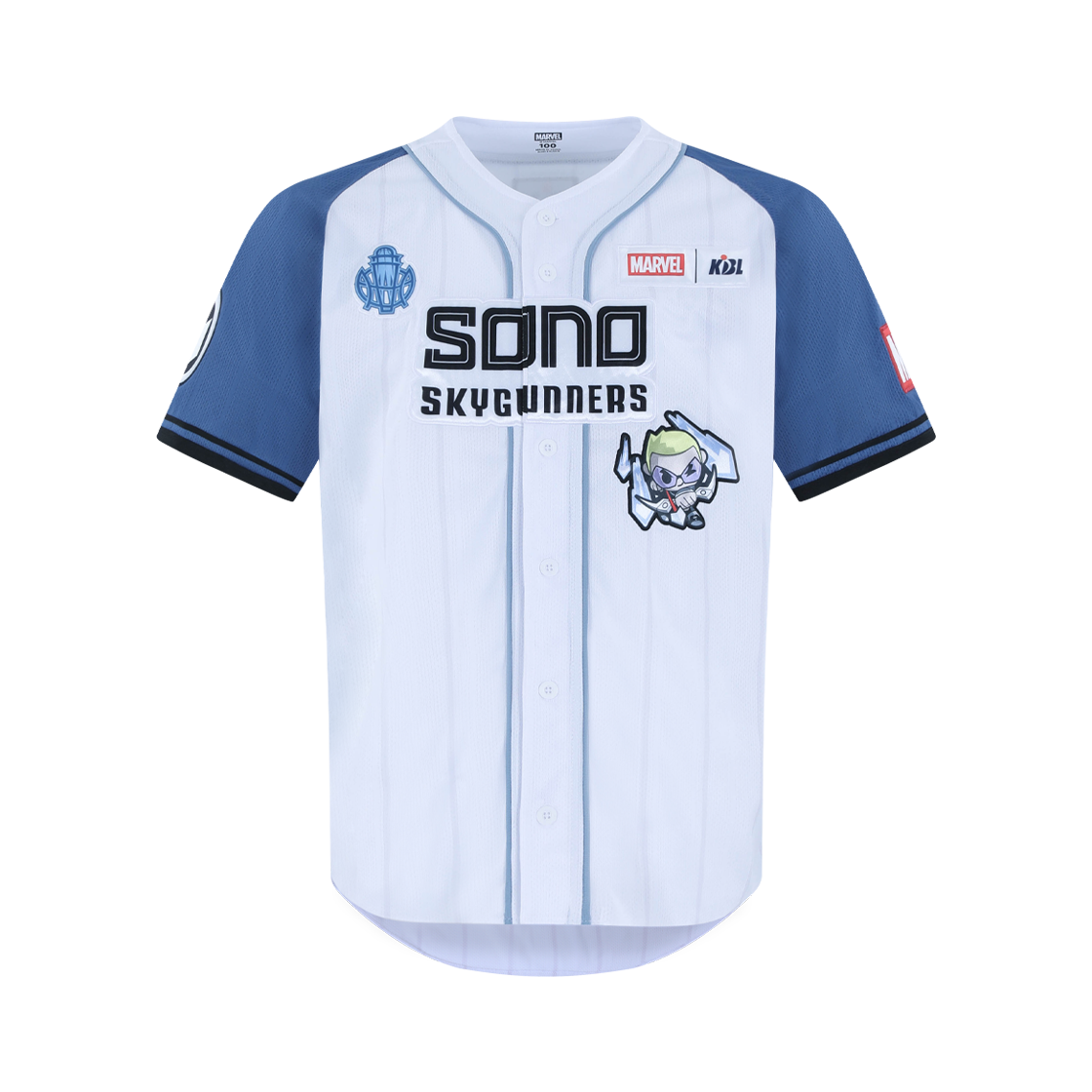 케이비엘 X 마블 컬렉션 고양 소노 호크아이 응원유니폼(KBL X MARVEL CollectionGoyang Sono Skygunners Hawkeye Fan Uniform)